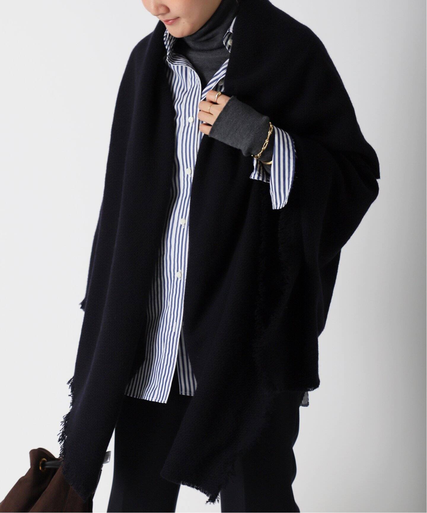 ALONPI CASHMERE/ アロンピ カシミア】 CASHMERE ストール（ストール 
