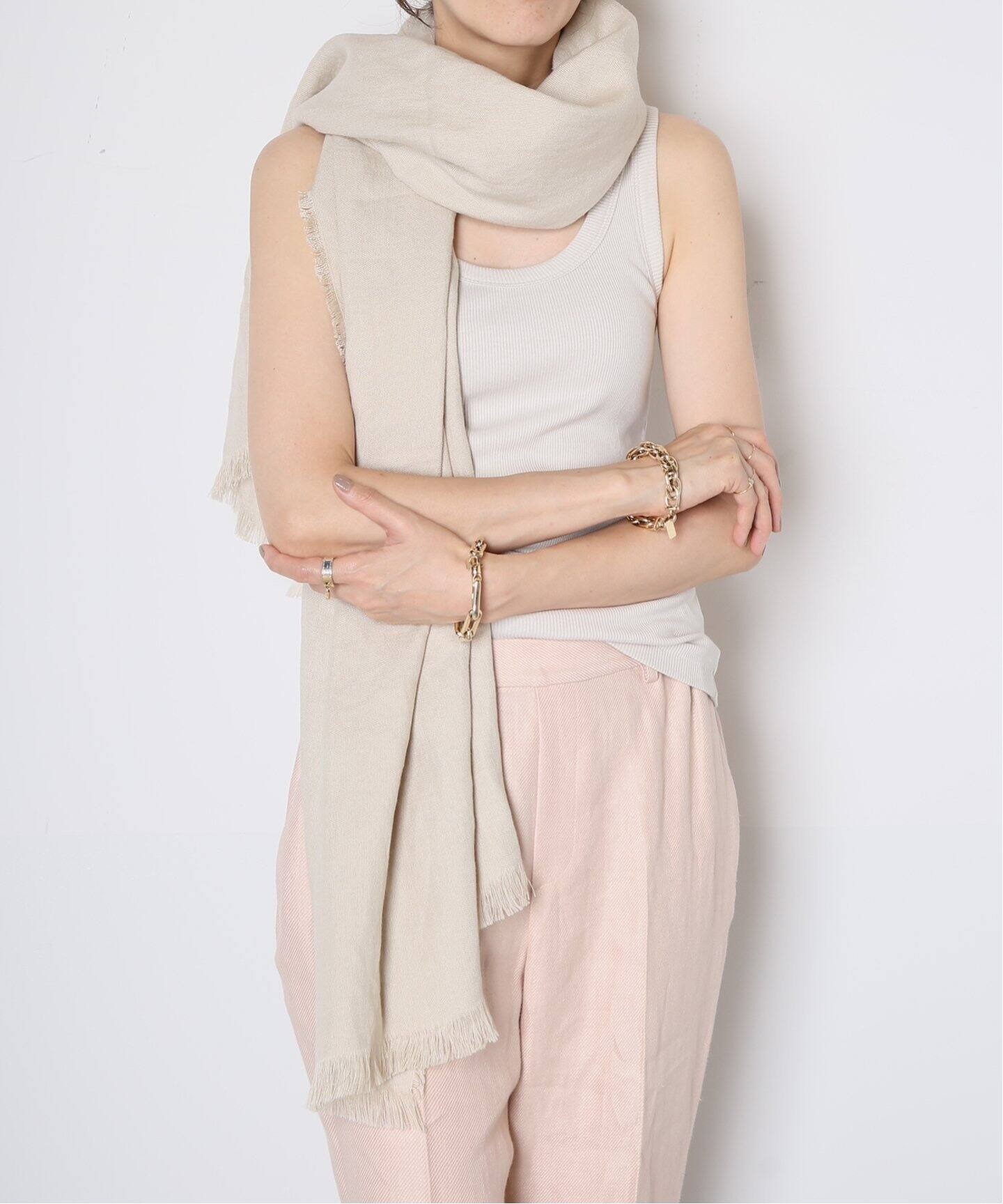 THROW/スロー】LINEN OX ストール（マフラー）｜MUSE de Deuxieme 