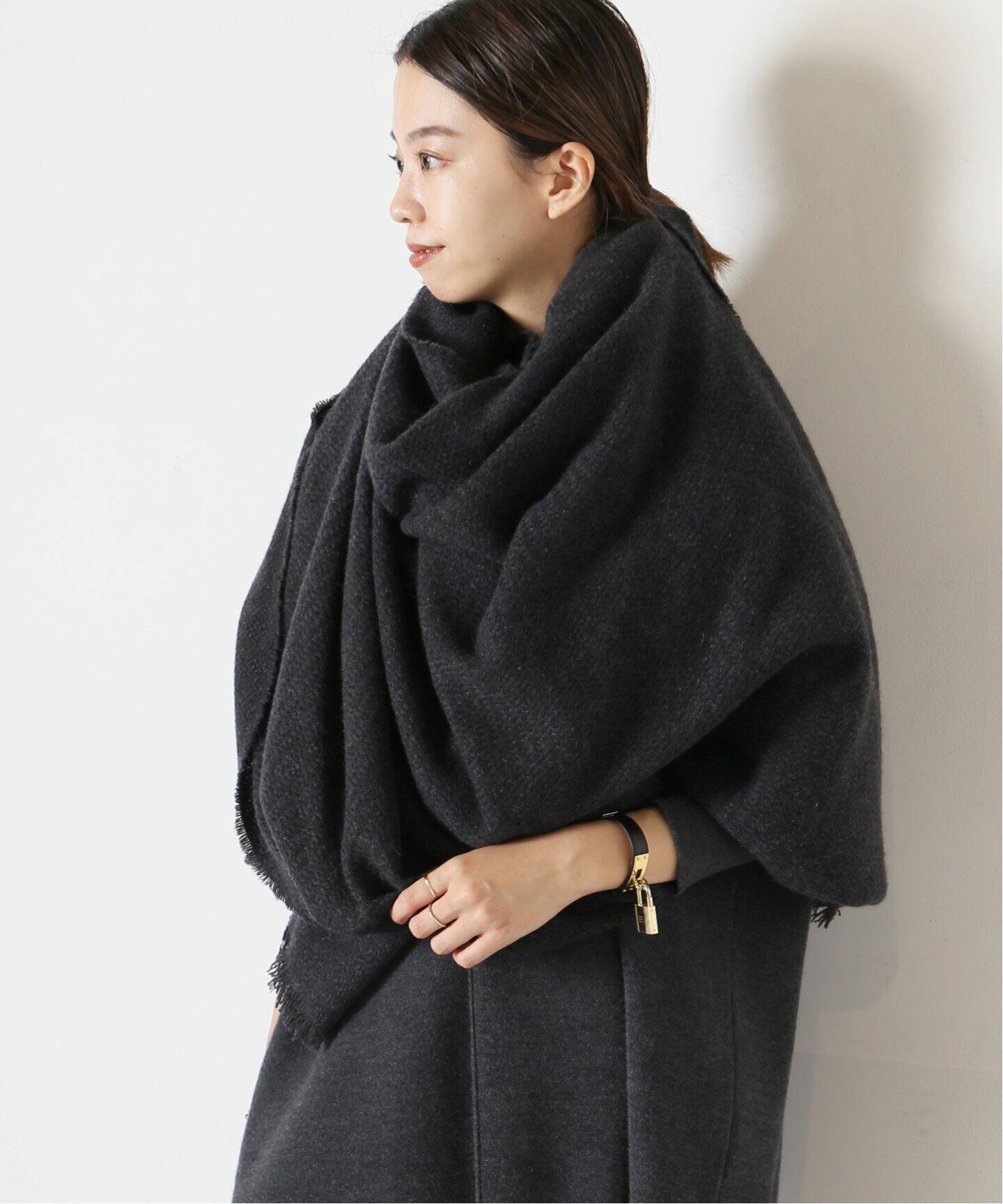 ALONPI CASHMERE/アロンピ カシミア】カシミア ストール（マフラー  