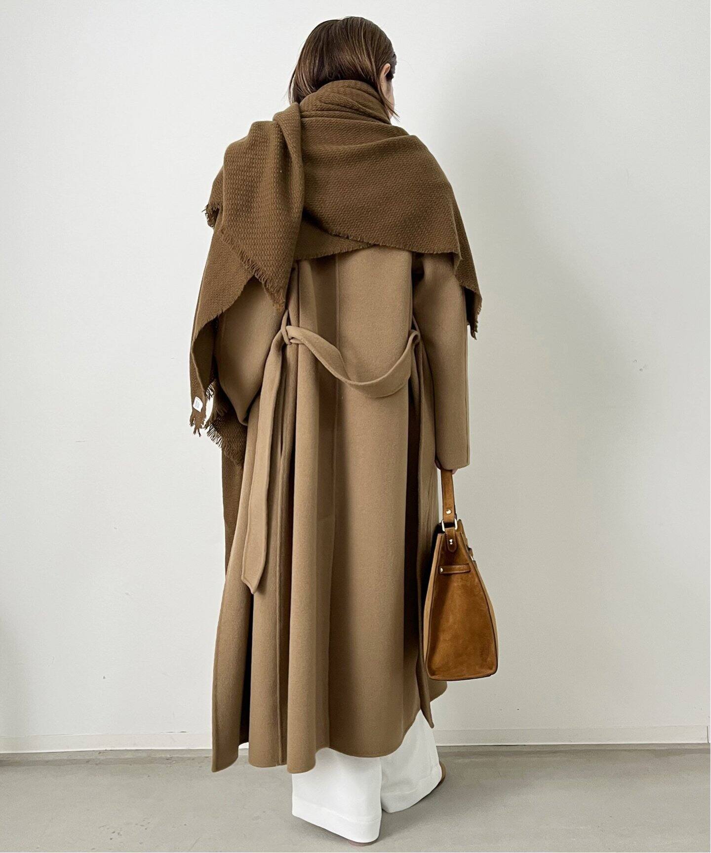 新品FUMIKA_UCHIDA SCARF 甘く COLLAR TRENCH COAT