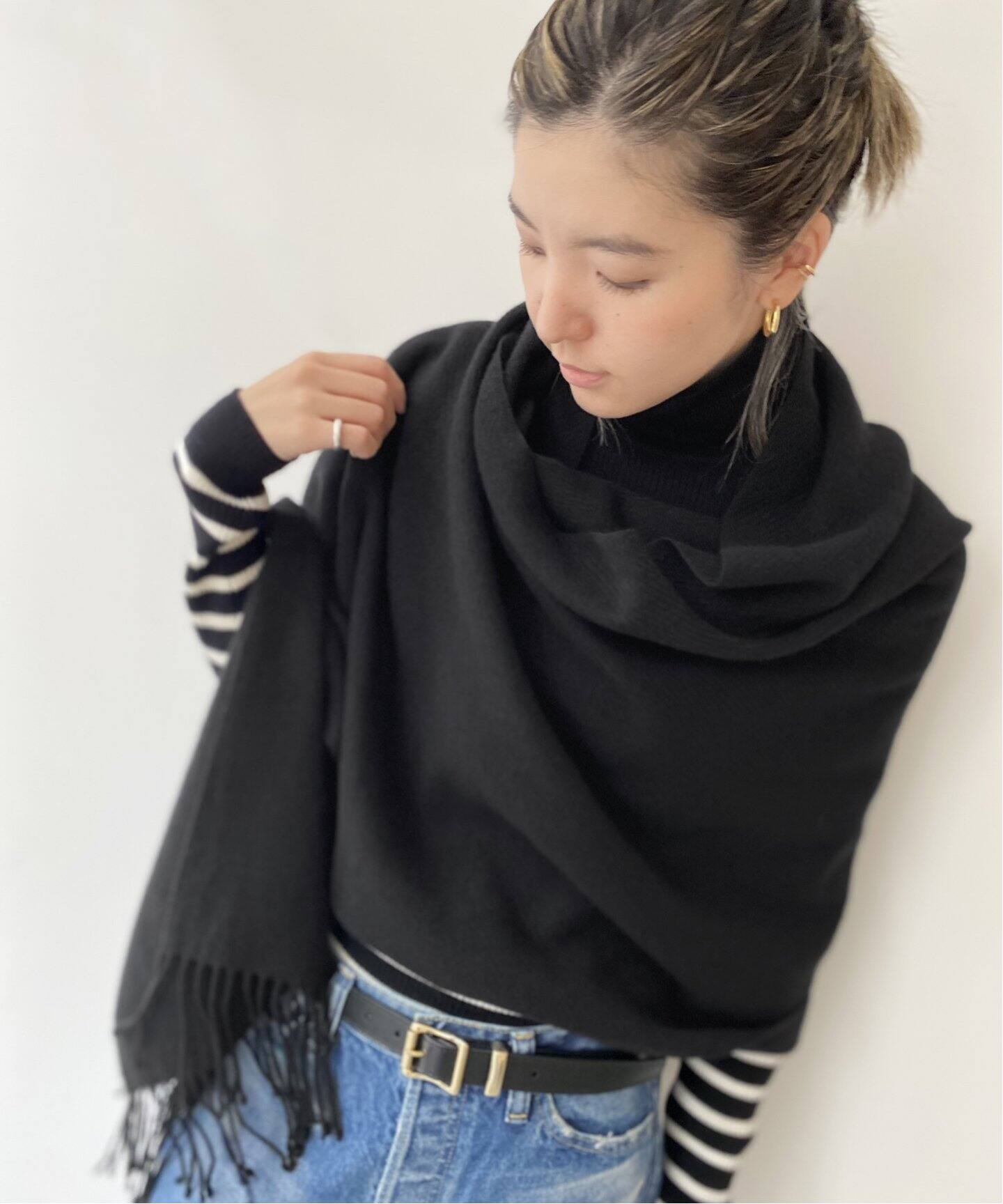 CARIAGGI Cashmere Stole（マフラー）｜L 