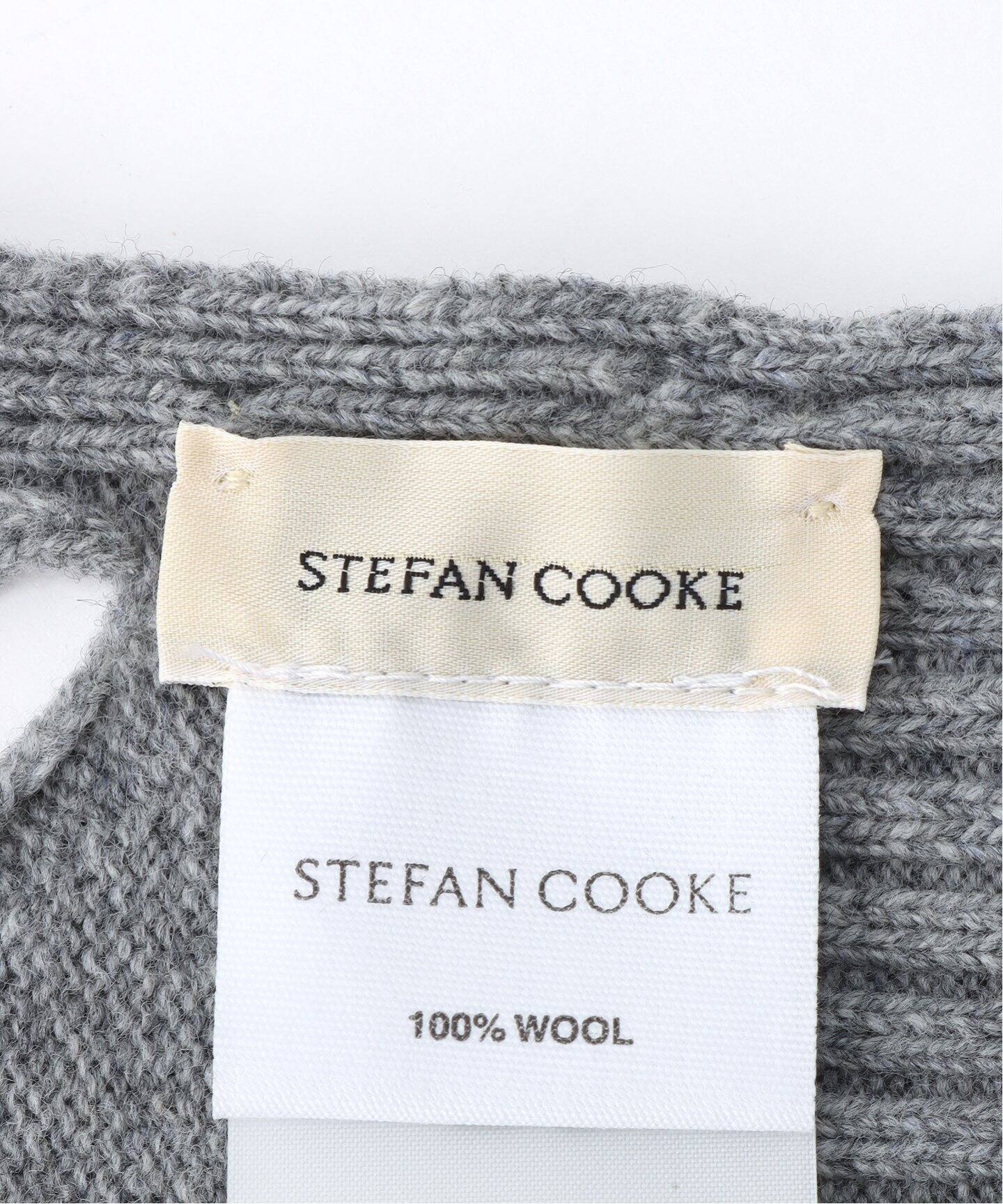 STEFAN COOKE / ステファンクック】 Slashed scarf（マフラー  