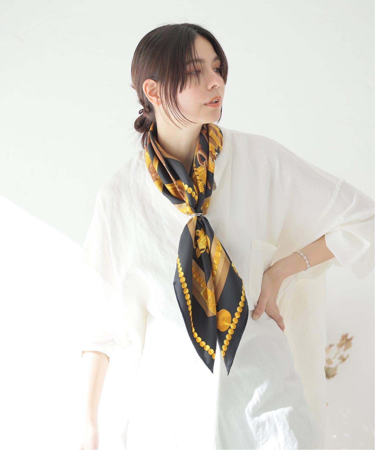 HERMES/エルメス】アフリカのスプーン カレ90【スカーフ】（スカーフ 