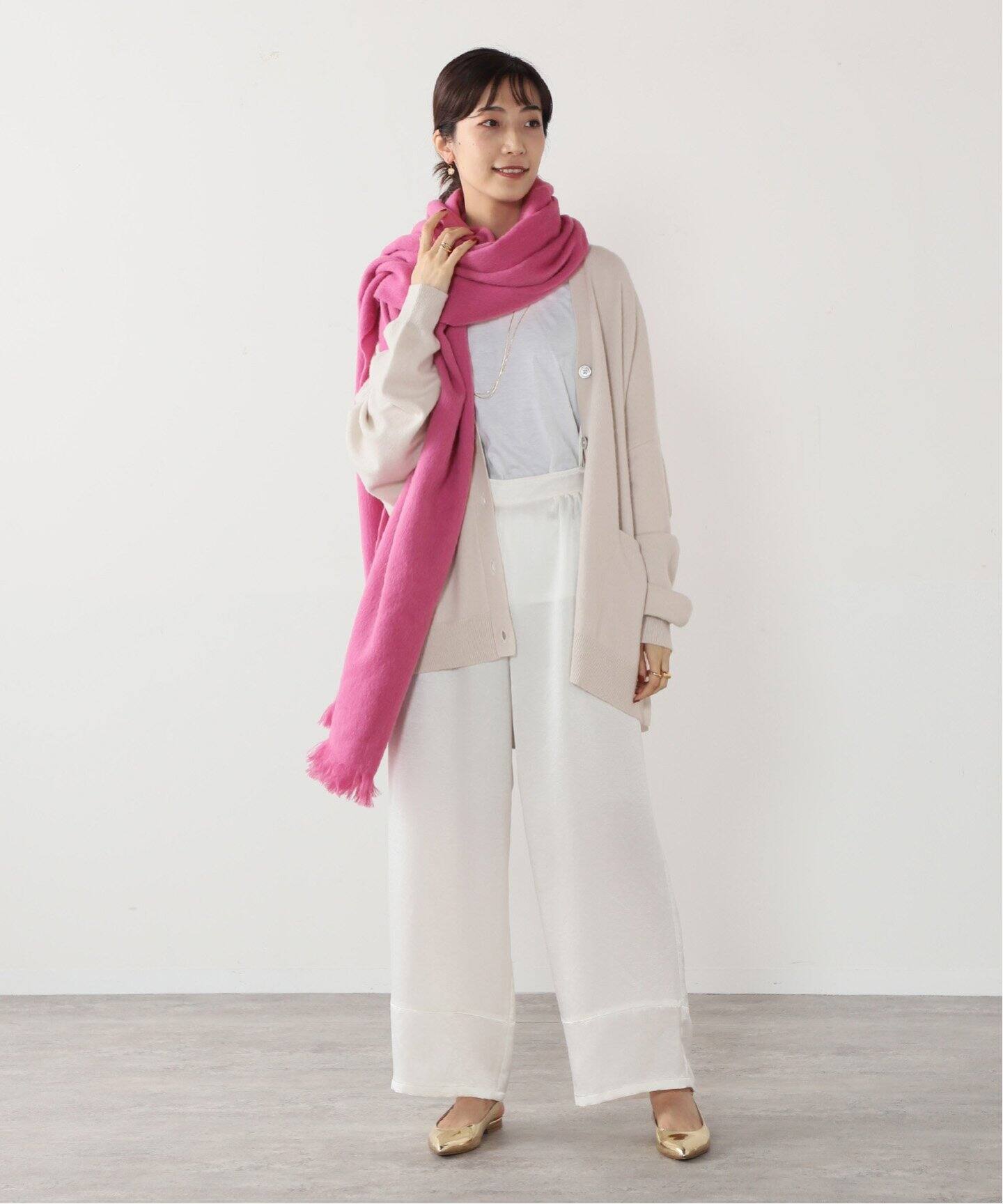 ASAUCE MELER/アソースメレ】スーリーアルパカ シャギーストール  