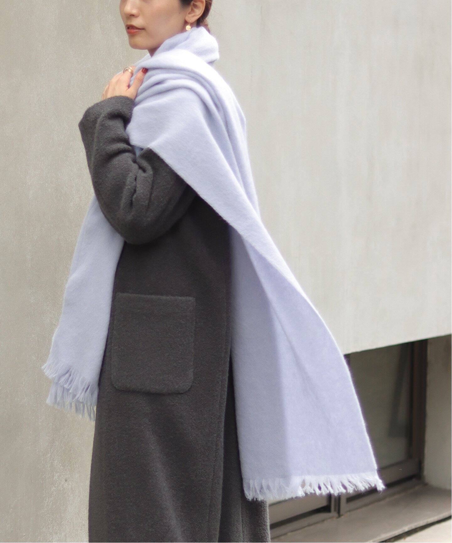 ASAUCE MELER/アソースメレ】スーリーアルパカ シャギーストール  