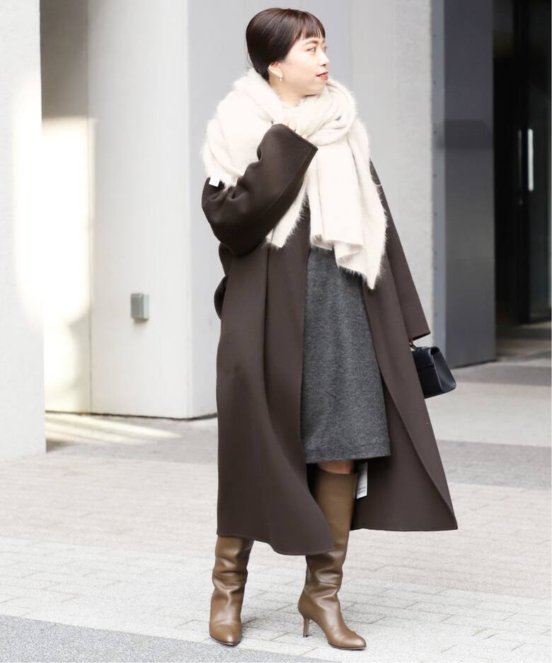 ASAUCE MELER/アソースメレ】カシミヤファーニットストール（ストール  