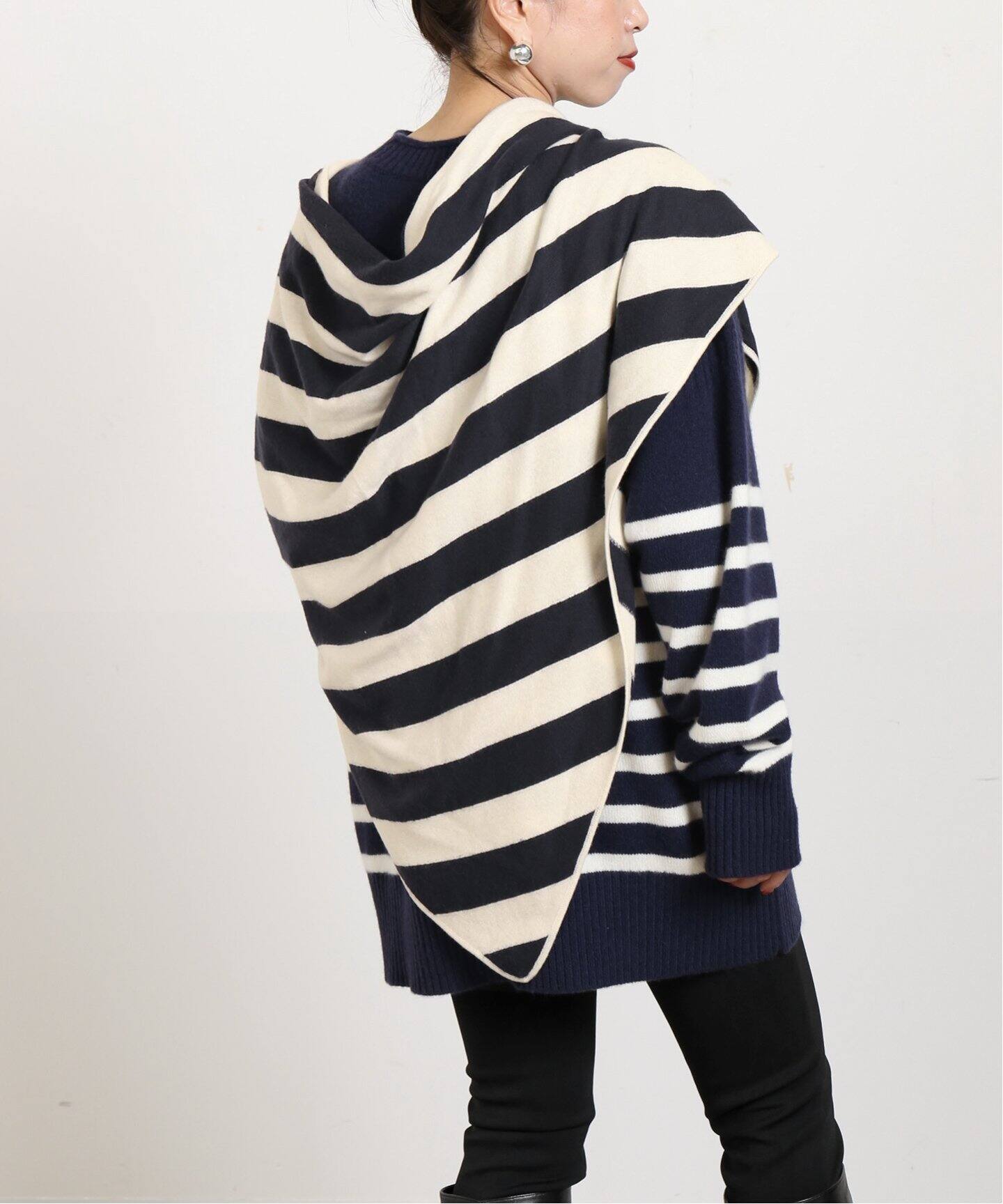 INSCRIRE/アンスクリア】Blanket ポンチョ 