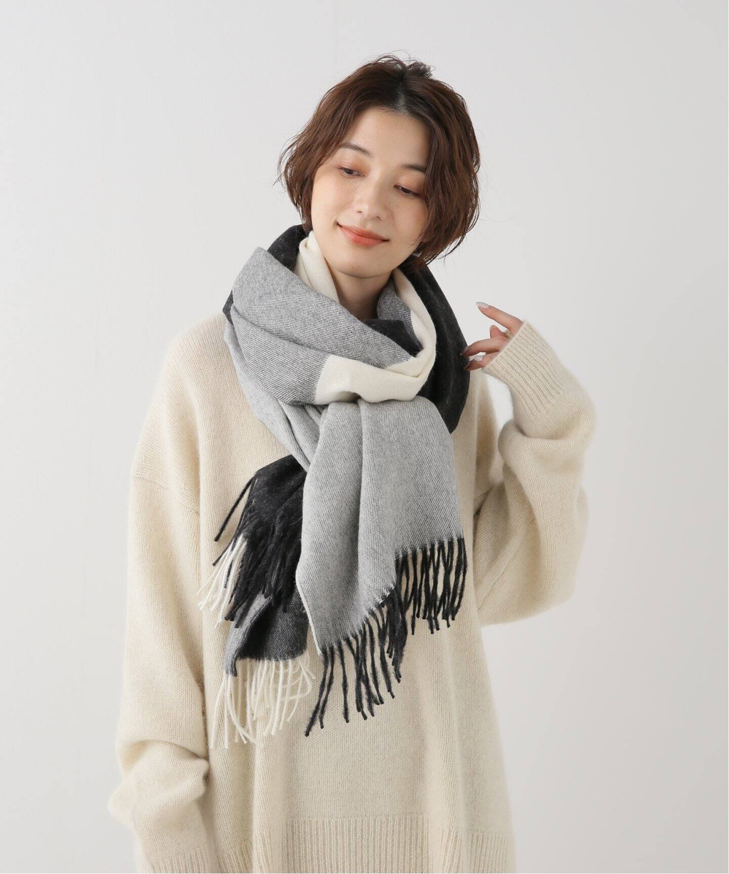 YLEVE】THE INOUEBROTHERS BABY ALPACAストール（マフラー）｜NOBLE  
