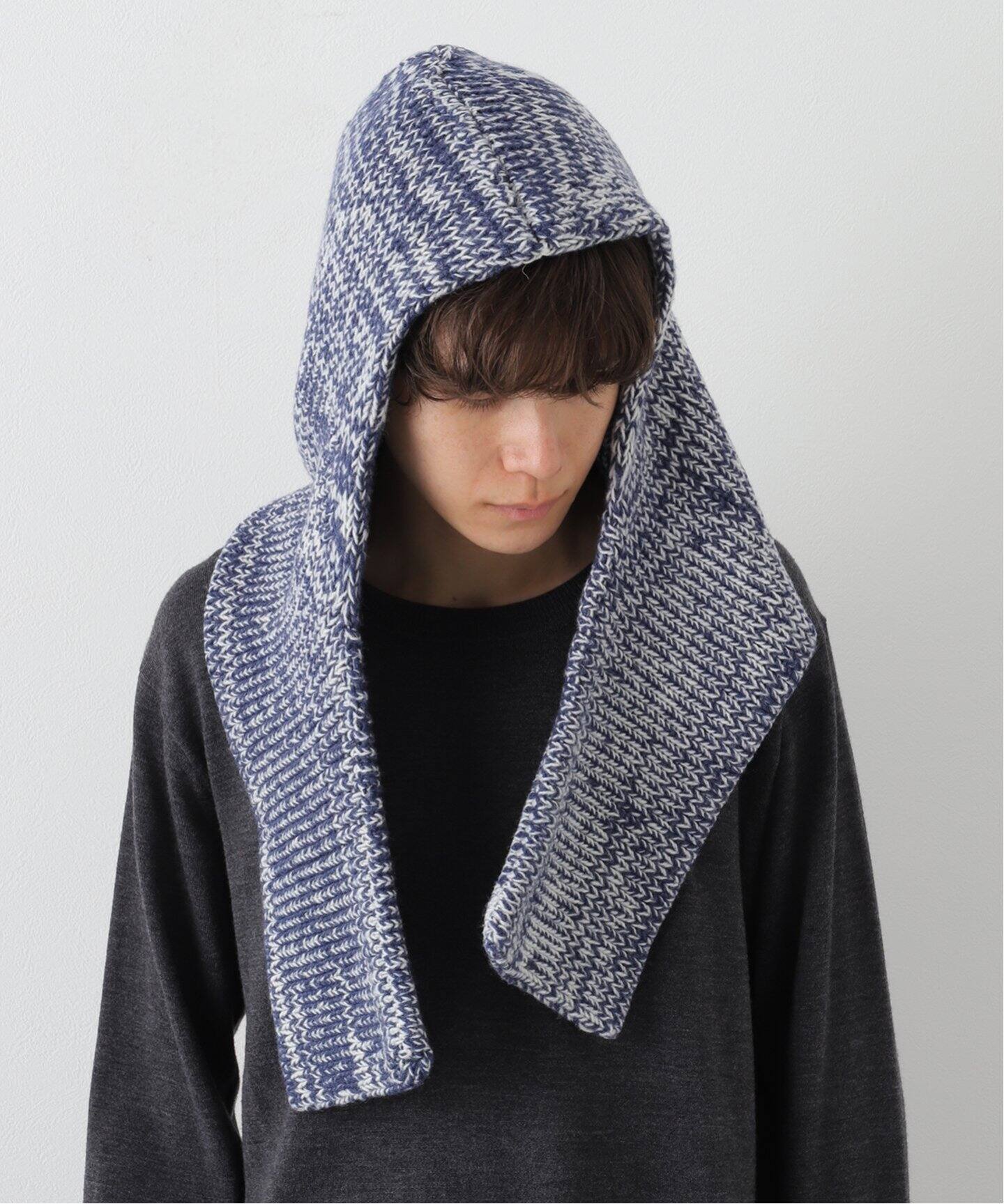 ALLEGE / アレッジ】MIX KNIT HOODIE（マフラー）｜PULP（パルプ）の  