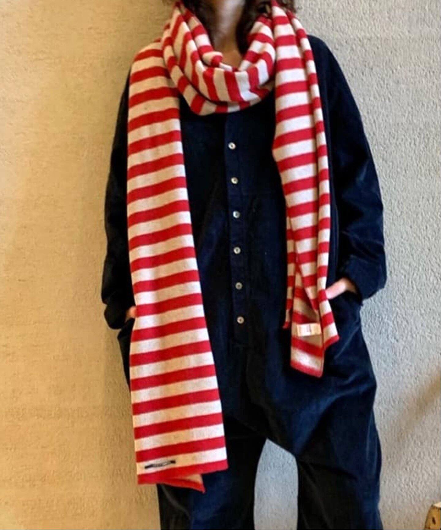 ALBUM DI FAMIGLIA/アルバム ディ ファミリア】STRIPED SCARF  