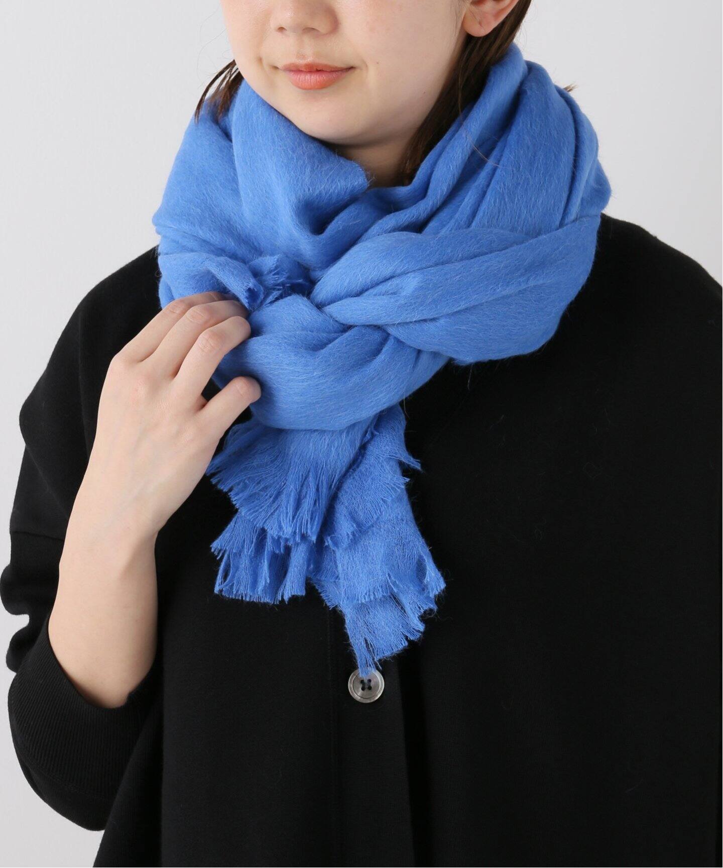 ASAUCE MELER/アソースメレ】スーリーアルパカシャギーストール  