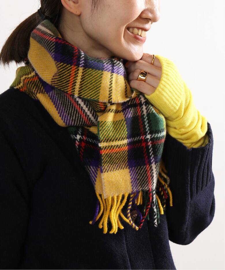 Joshua Ellis/ジョシュア エリス】Tweed ストール（マフラー  