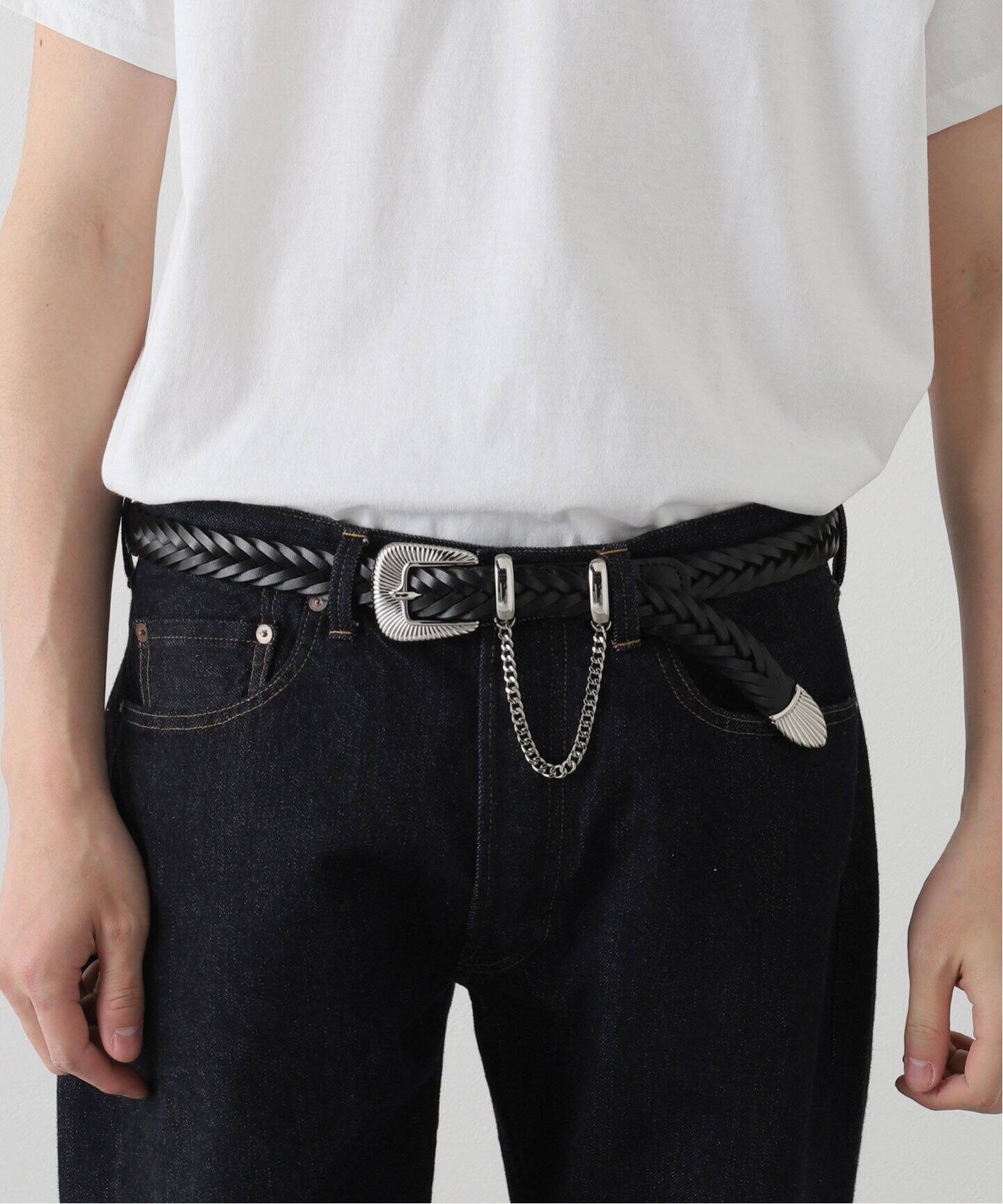 JIEDA / ジエダ】LEATHER WESTERN BELT（ベルト）｜BOICE FROM 