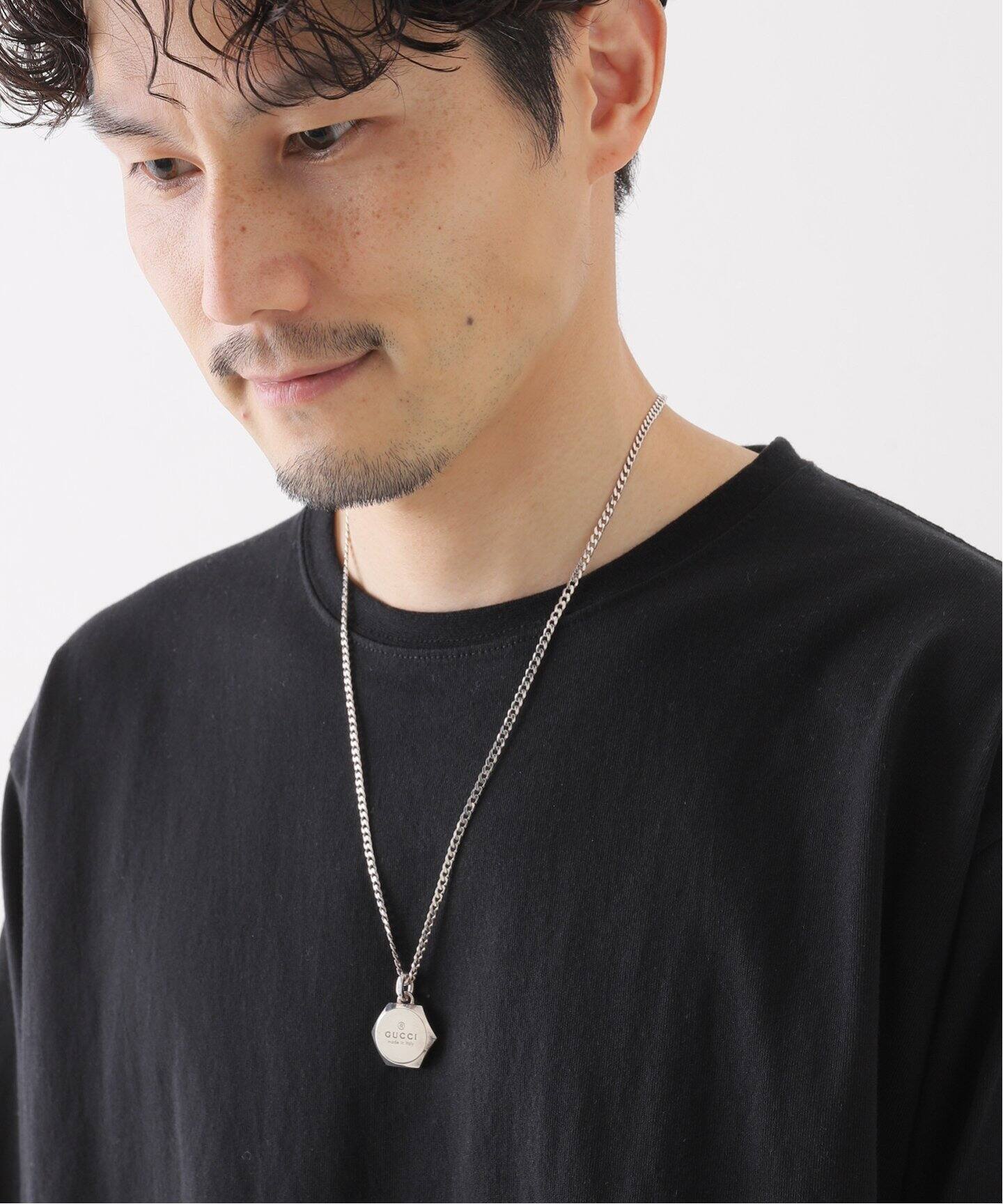OLD GUCCI グッチ / HEXAGON CHARM NECKALCE/ ヘキサゴン・ネックレス 