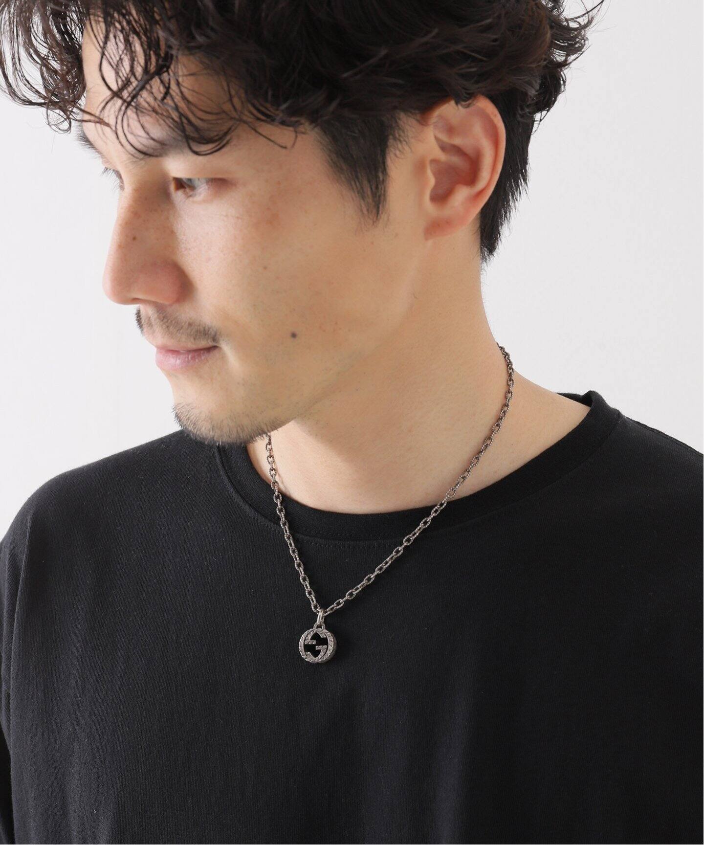 OLD GUCCI グッチ / INTER LOCKING G PENDANT NECKLACE（ネックレス 