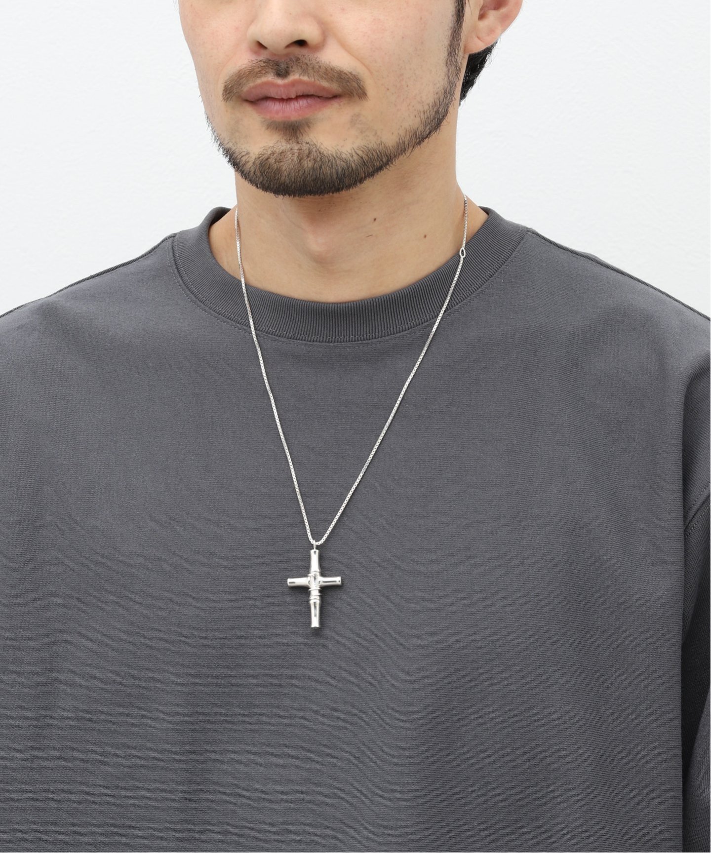 Gucci bamboo cross necklace Clearance
