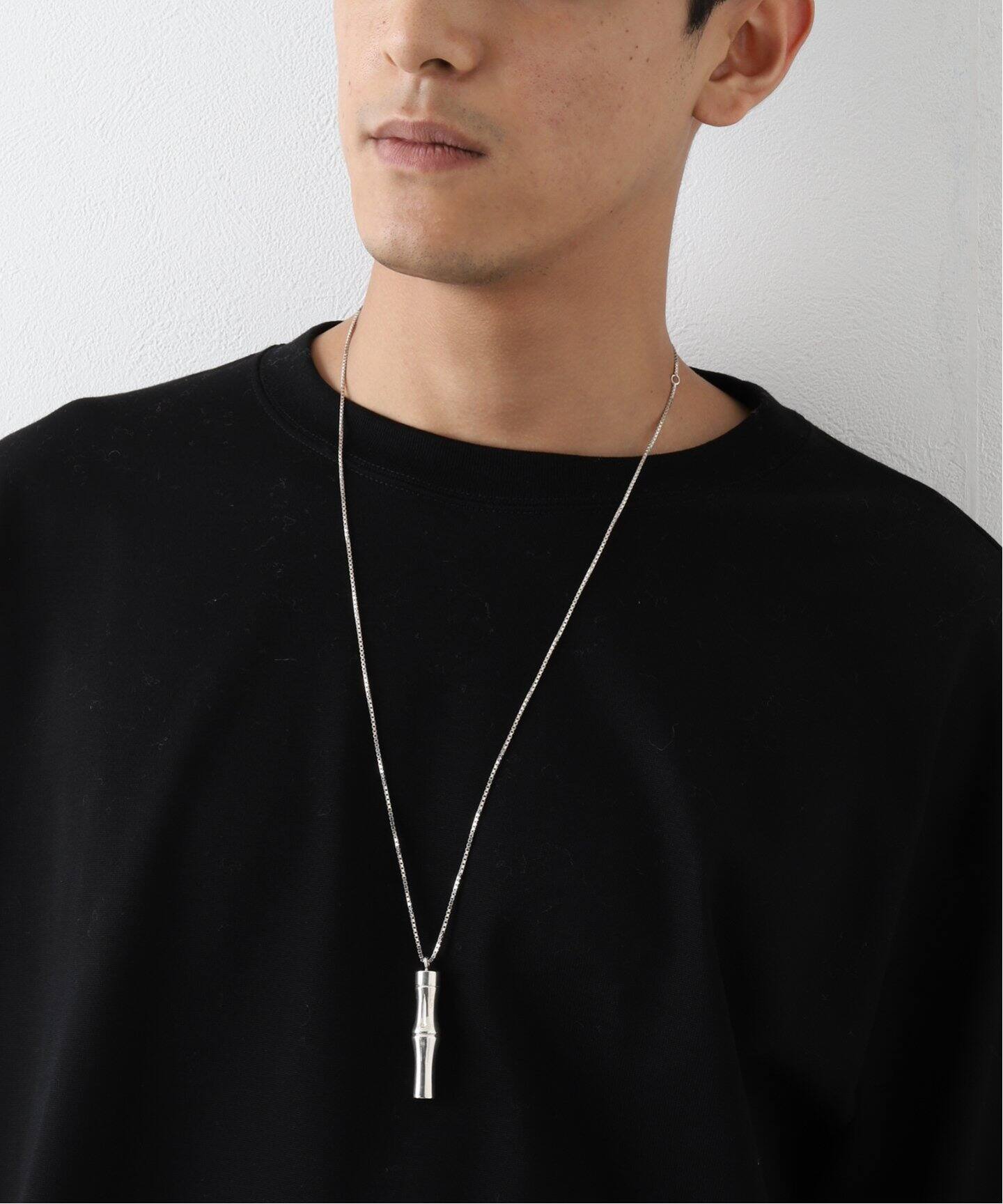 GUCCI Vintage / グッチ 】Bamboo Charm Silver Necklace（ネックレス 