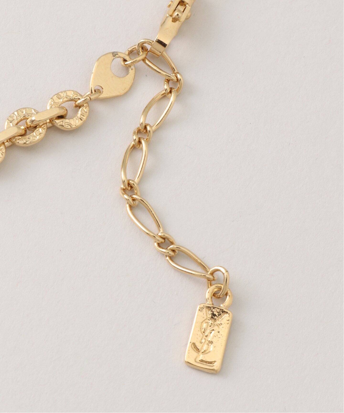 VINTAGE YSL/イヴ サンローラン】サークル ネックレス（ネックレス 