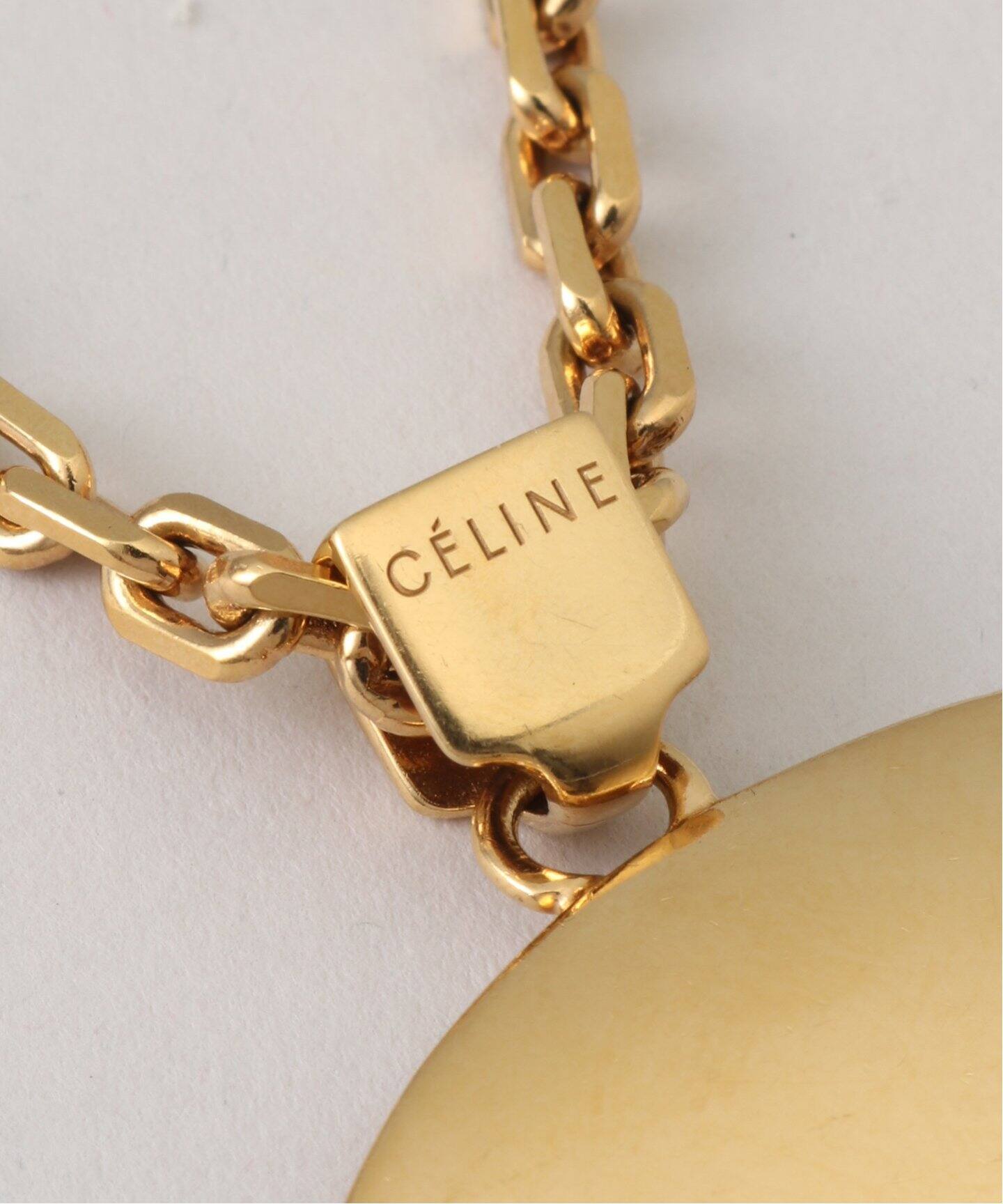 正規品 美品 セリーヌ CELINE ネックレス ヴィンテージ 3連 豪華 希少 