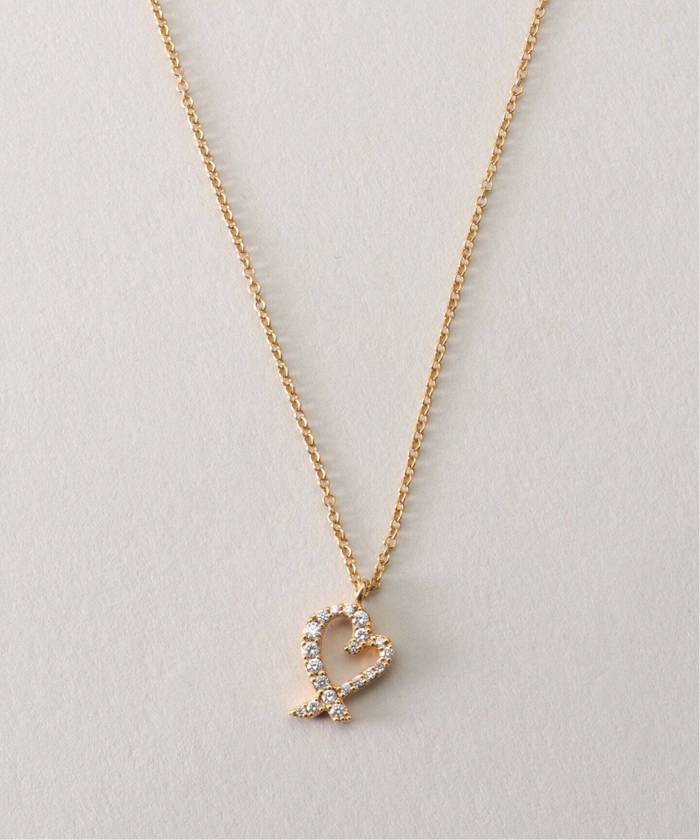 Tiffany＆Co. ティファニー K18 ダイヤモンド 角々しく ペンダント No 
