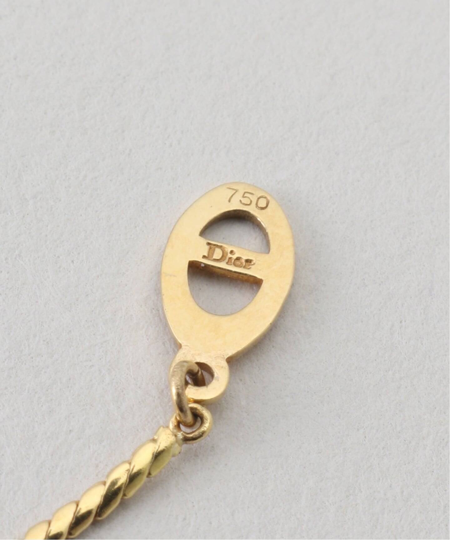 VINTAGE DIOR/ディオール】K18・diamond necklace（ネックレス