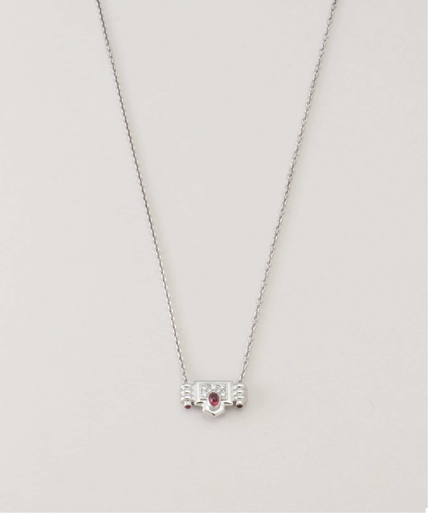 VINTAGE DIOR/ディオール】K18・diamond&ruby necklace（ネックレス