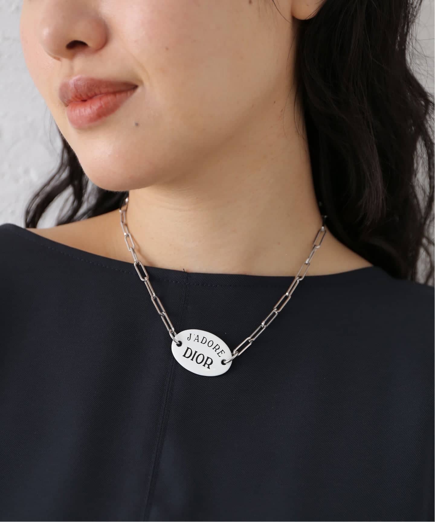 VINTAGE DIOR/ディオール】necklace logo（ネックレス