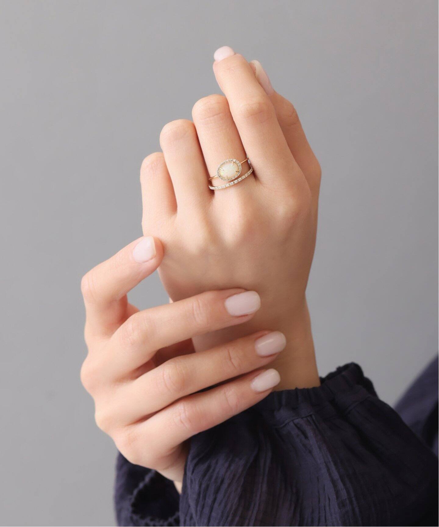 メレダイヤ デザインリング プラチナ 指輪 トリートメントダイヤ  