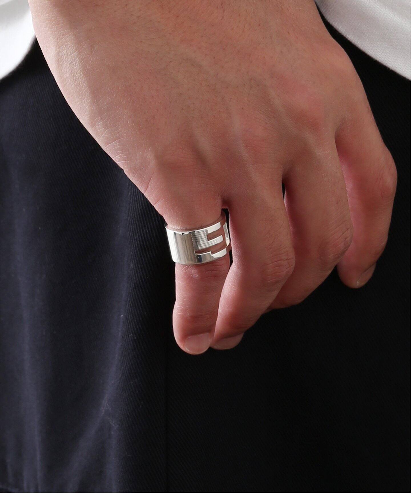 OLD GUCCI グッチ / G CUT OUT RING : ジー・カットアウトリング  