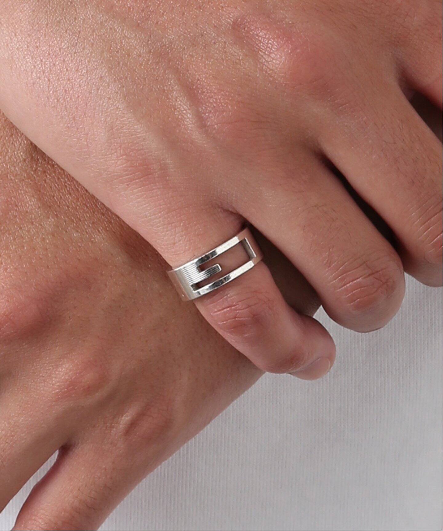 OLD GUCCI グッチ / G CUT OUT RING : ジー・カットアウトリング  