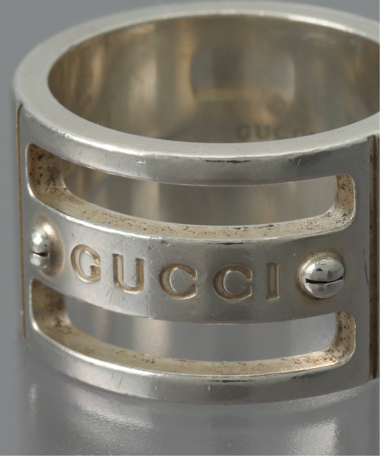 レア】GUCCIロゴバンドリング【ヴィンテージ】値下げ中