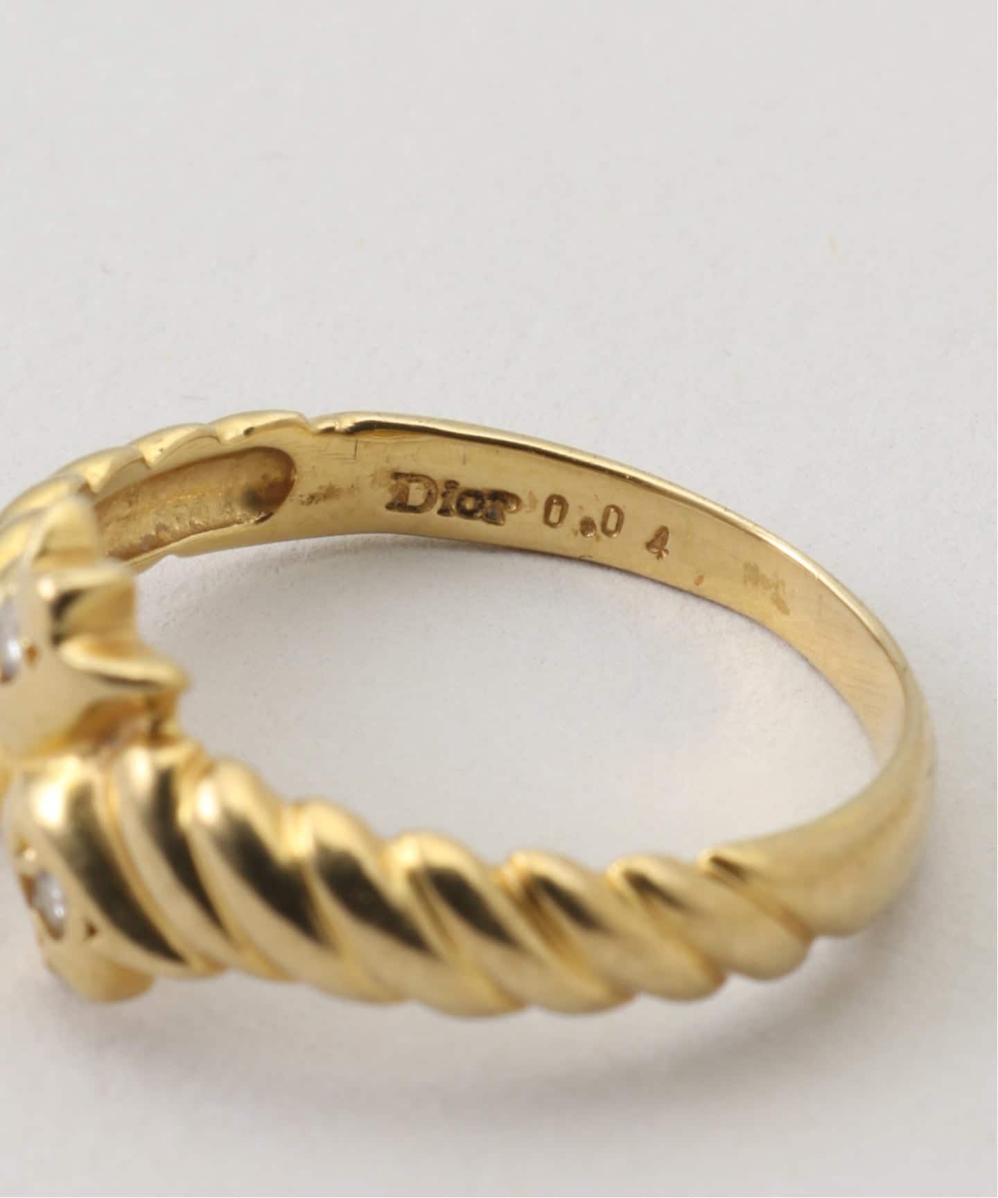 ヴィンテージ　dior リング VINTAGE DIOR/ディオール】K18・diamond ring（リング）｜ENSEMBLE