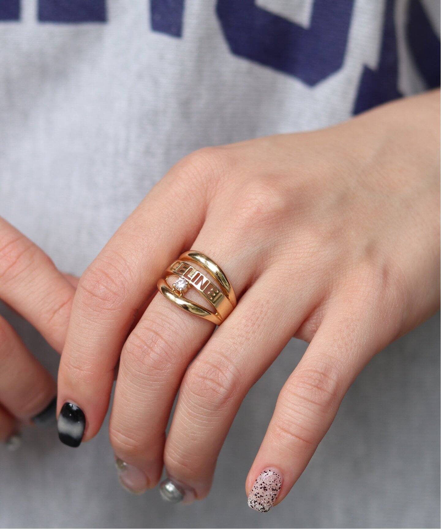 VINTAGE CELINE/セリーヌ】 K18・Diamond Ring（リング）｜ENSEMBLE 