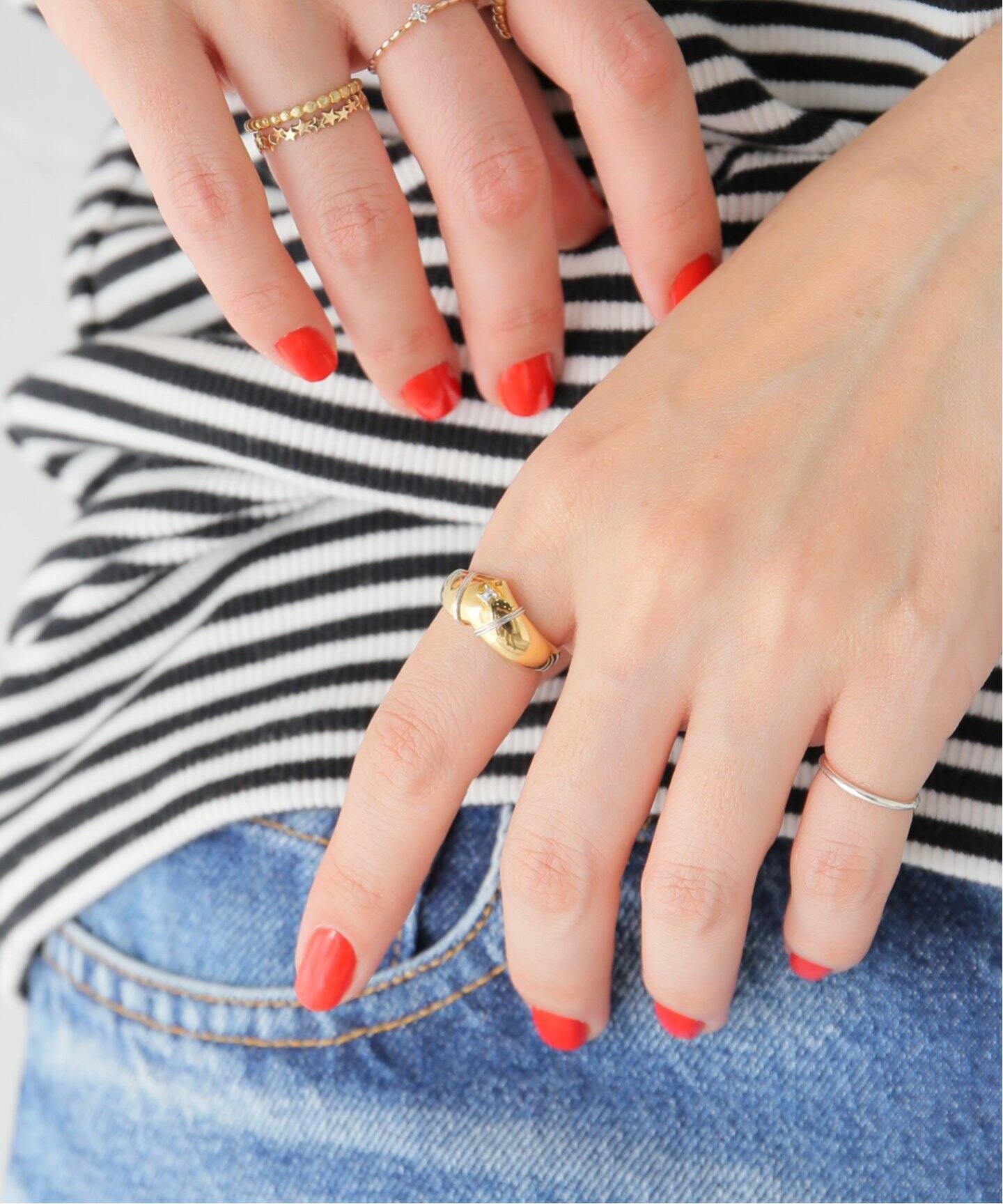 VINTAGE CELINE/セリーヌ】 K18/PT・ Ring（リング）｜ENSEMBLE  