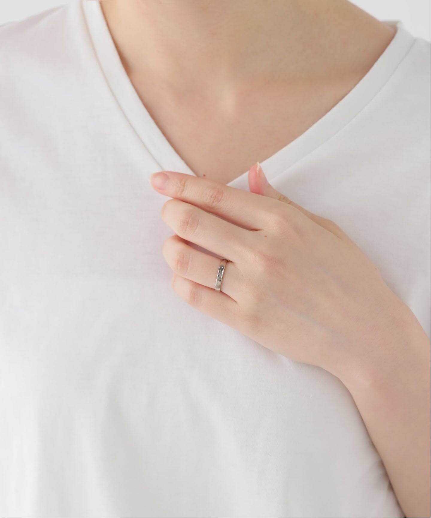 VINTAGE HERMES/エルメス】K18WG・ring（リング）｜ENSEMBLE