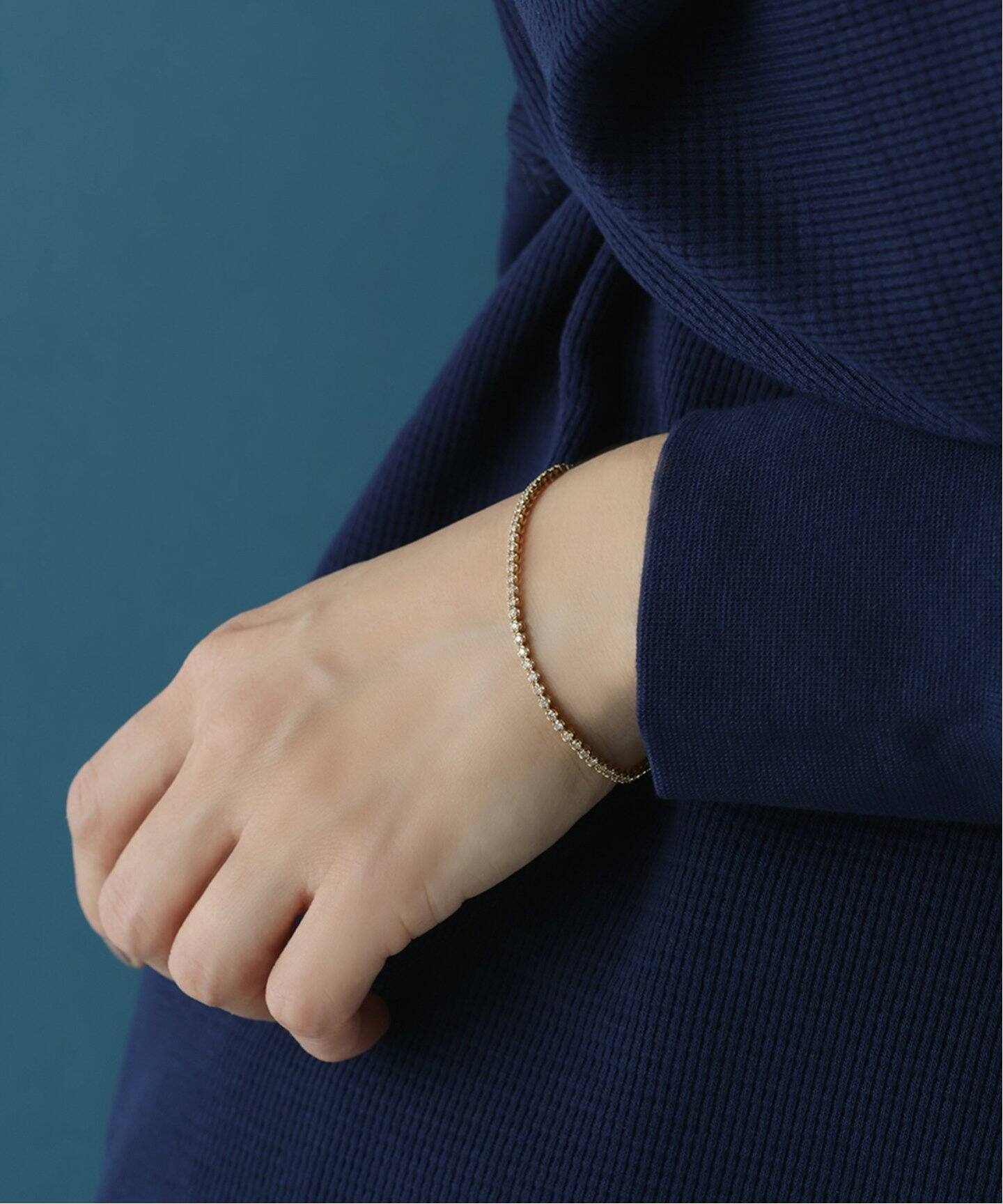 テニスブレスレット K18（ブレスレット・バングル）｜Lilas（リラ）の  