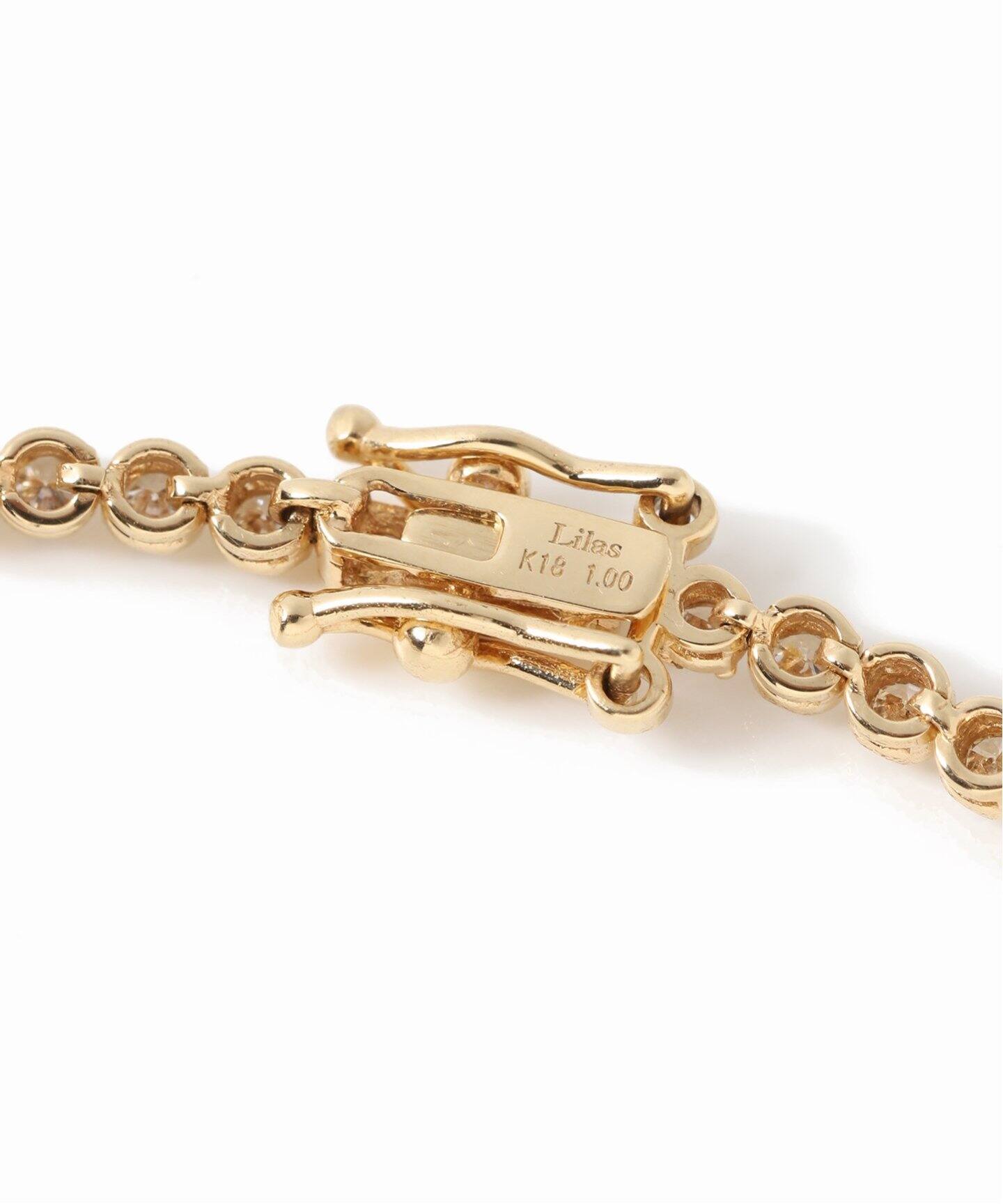 テニスブレスレット K18（ブレスレット・バングル）｜Lilas（リラ）の  