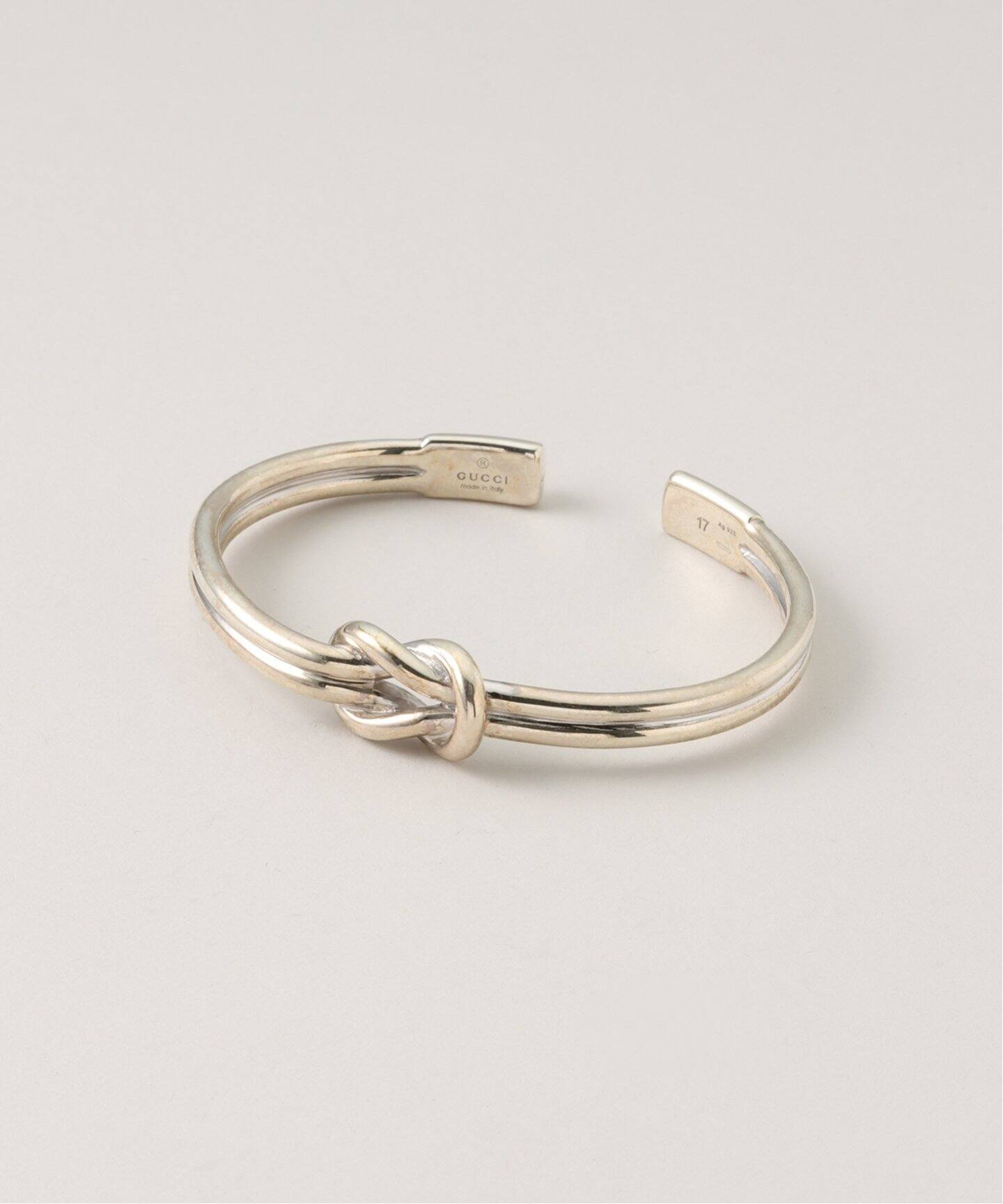 GUCCI / グッチ】Knot Bangle SLV925（ブレスレット・バングル 