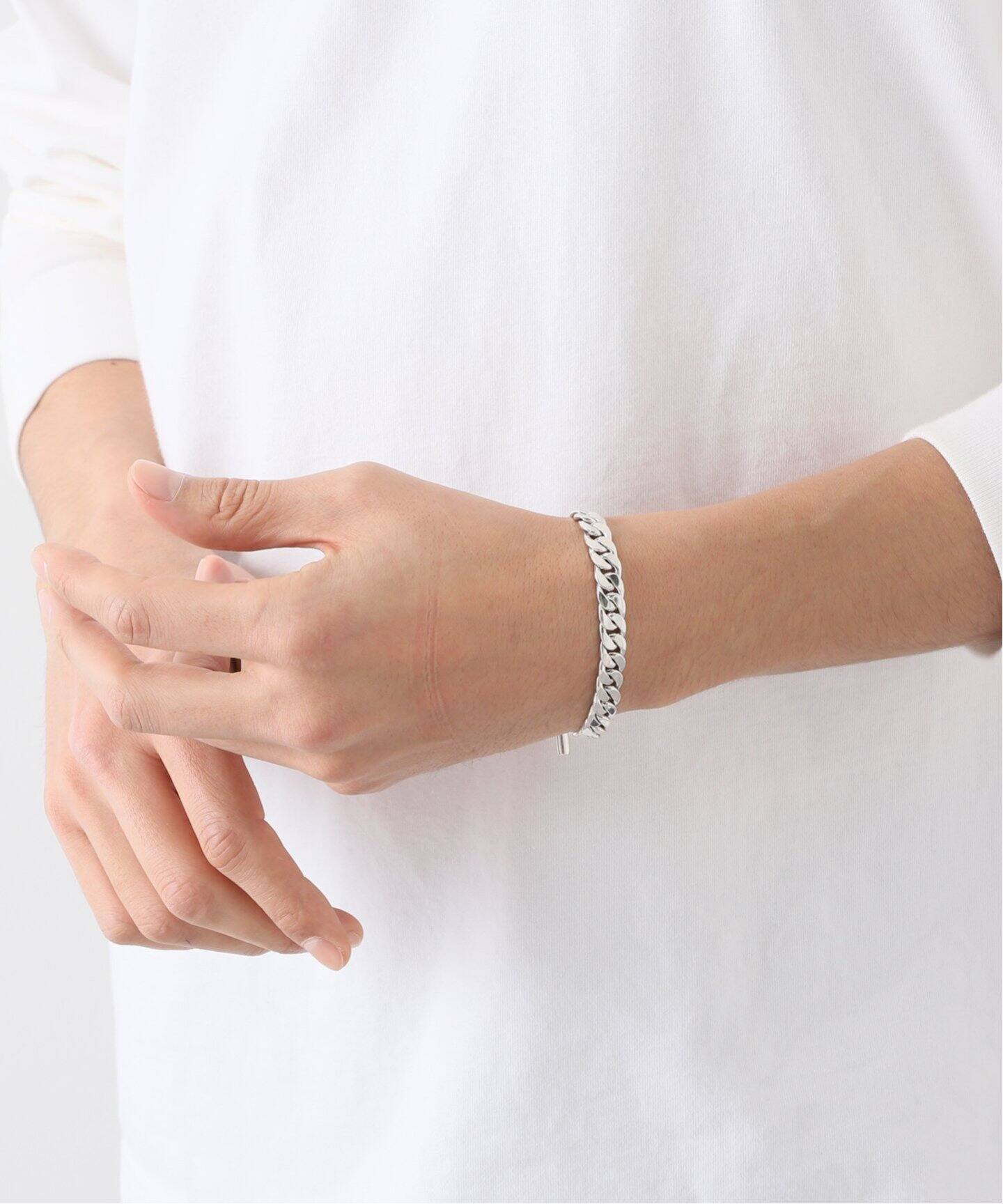 LAVER ラバー 】 NO.5 / 7mm Curb Chain T Bar Bracelet（ブレスレット 