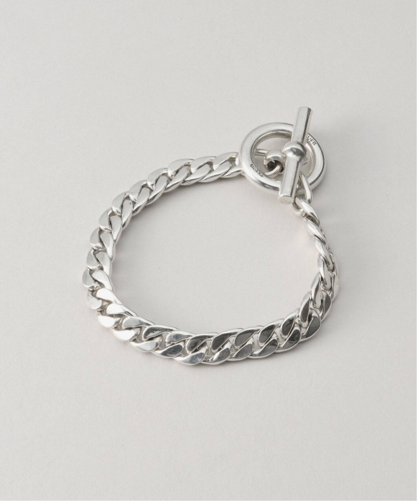 LAVER ラバー 】 NO.5 / 7mm Curb Chain T Bar Bracelet（ブレスレット 