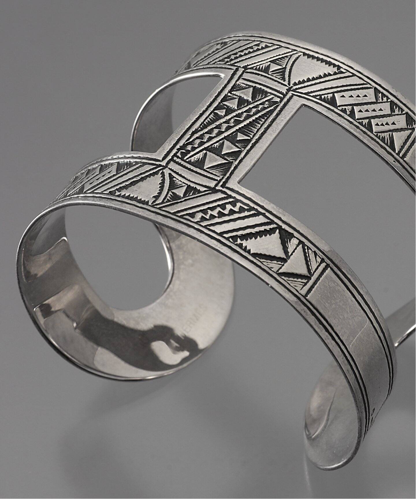 VINTAGE HERMES エルメス / ANO TOUAREG H BANGLE : トゥアレグ