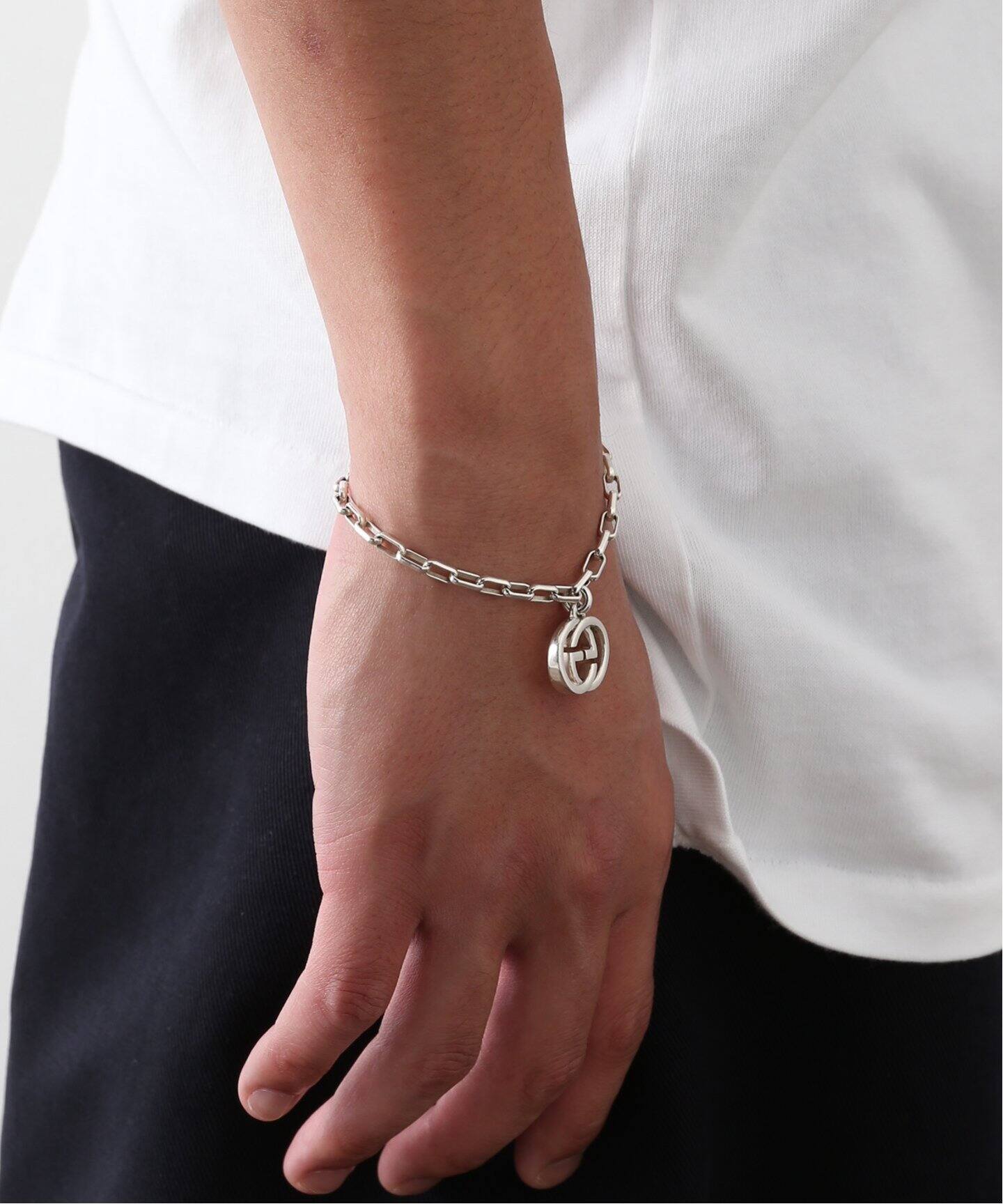 OLD GUCCI グッチ / INTER LOCKING BRACELET ; インターロッキング  