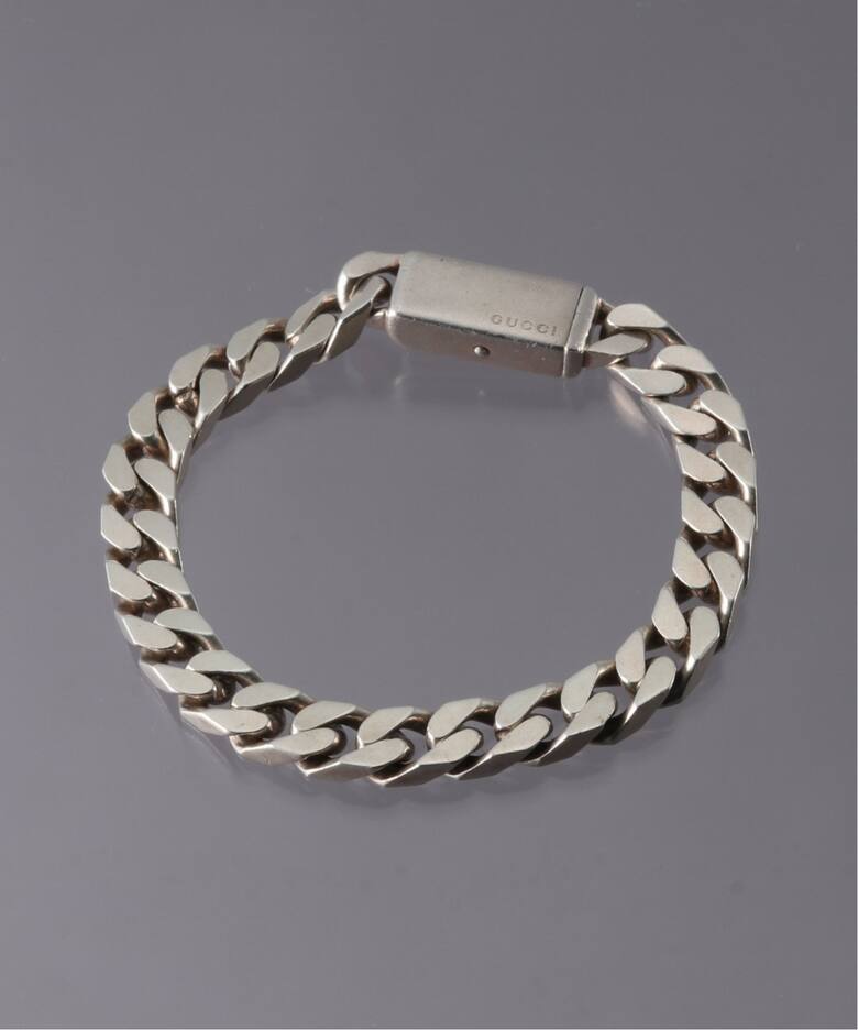 GUCCI Vintage / グッチ 】Flat Link Chain Bracelet 