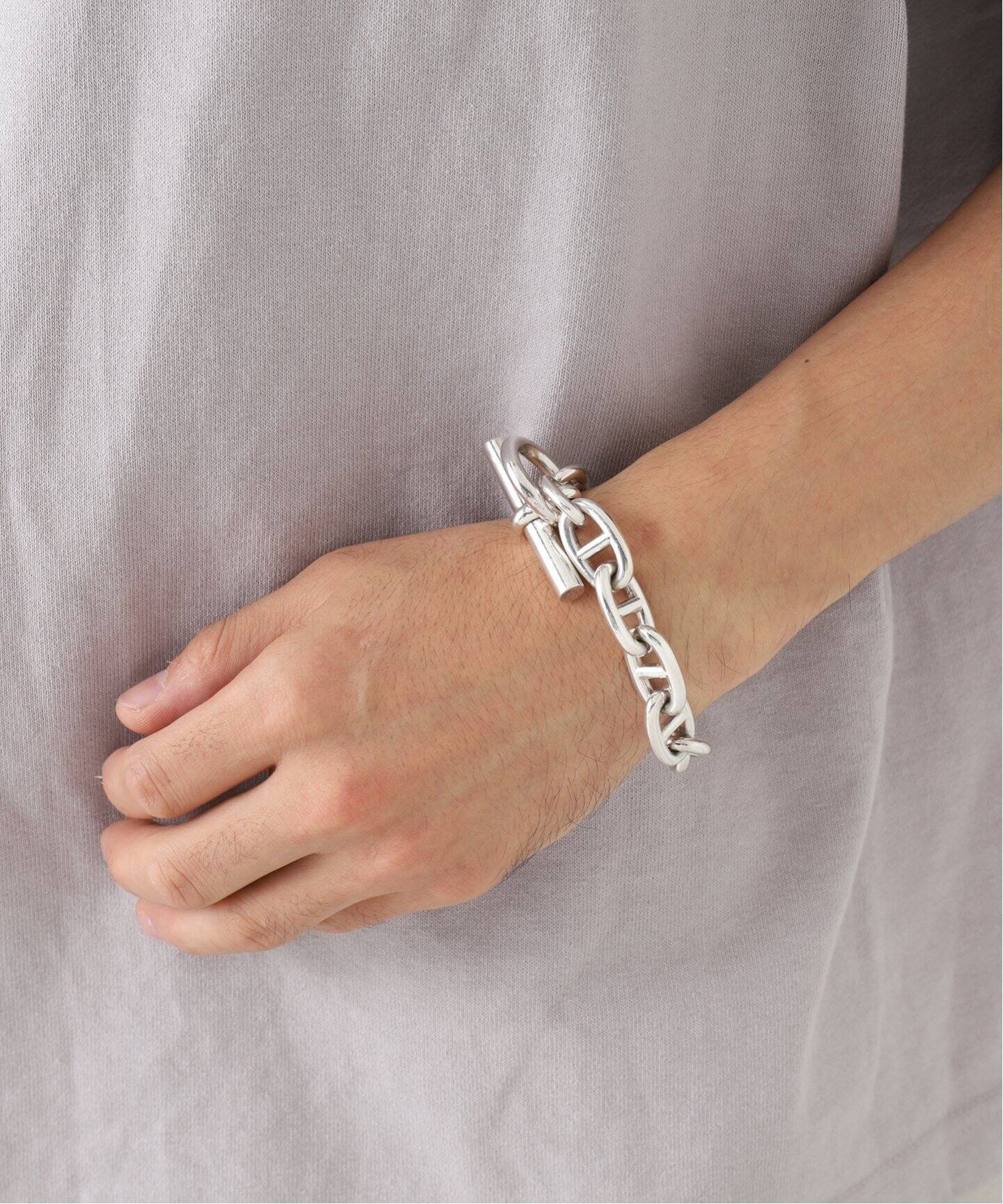 HERMES エルメス Chaine dAncre 滅び GM 13LINK シェーヌダンクル GM  