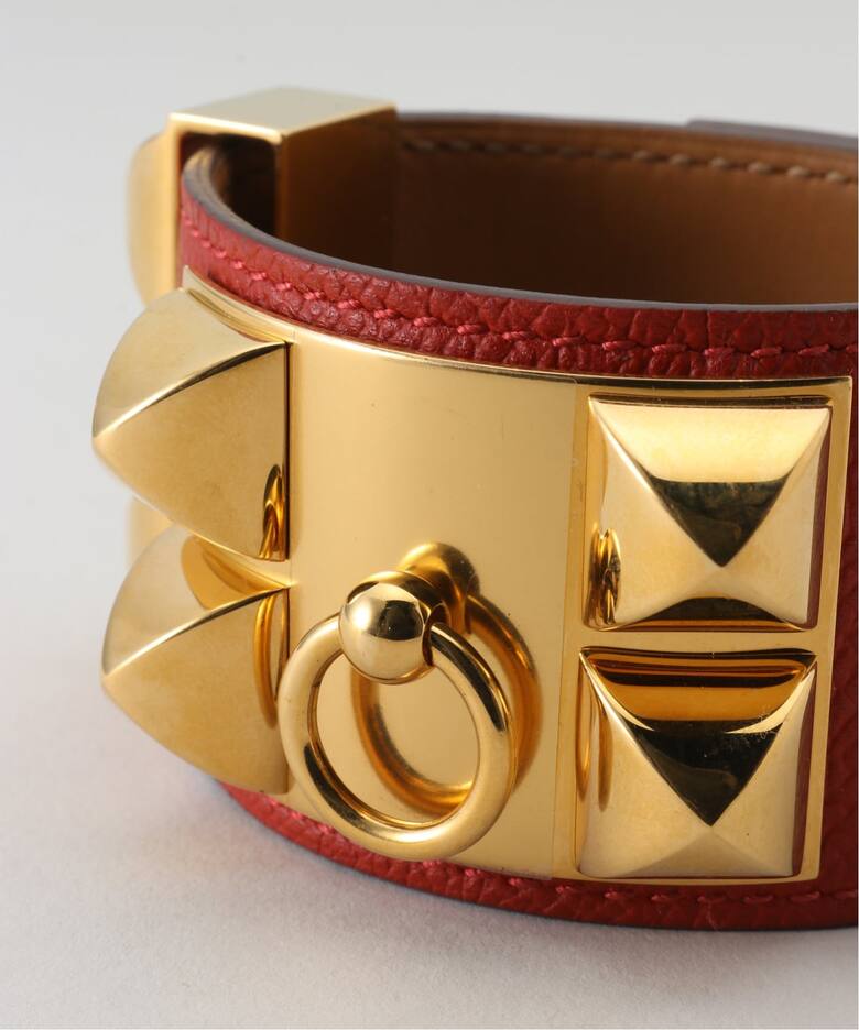 VINTAGE HERMES/エルメス】Collier de Cien（ブレスレット・バングル 