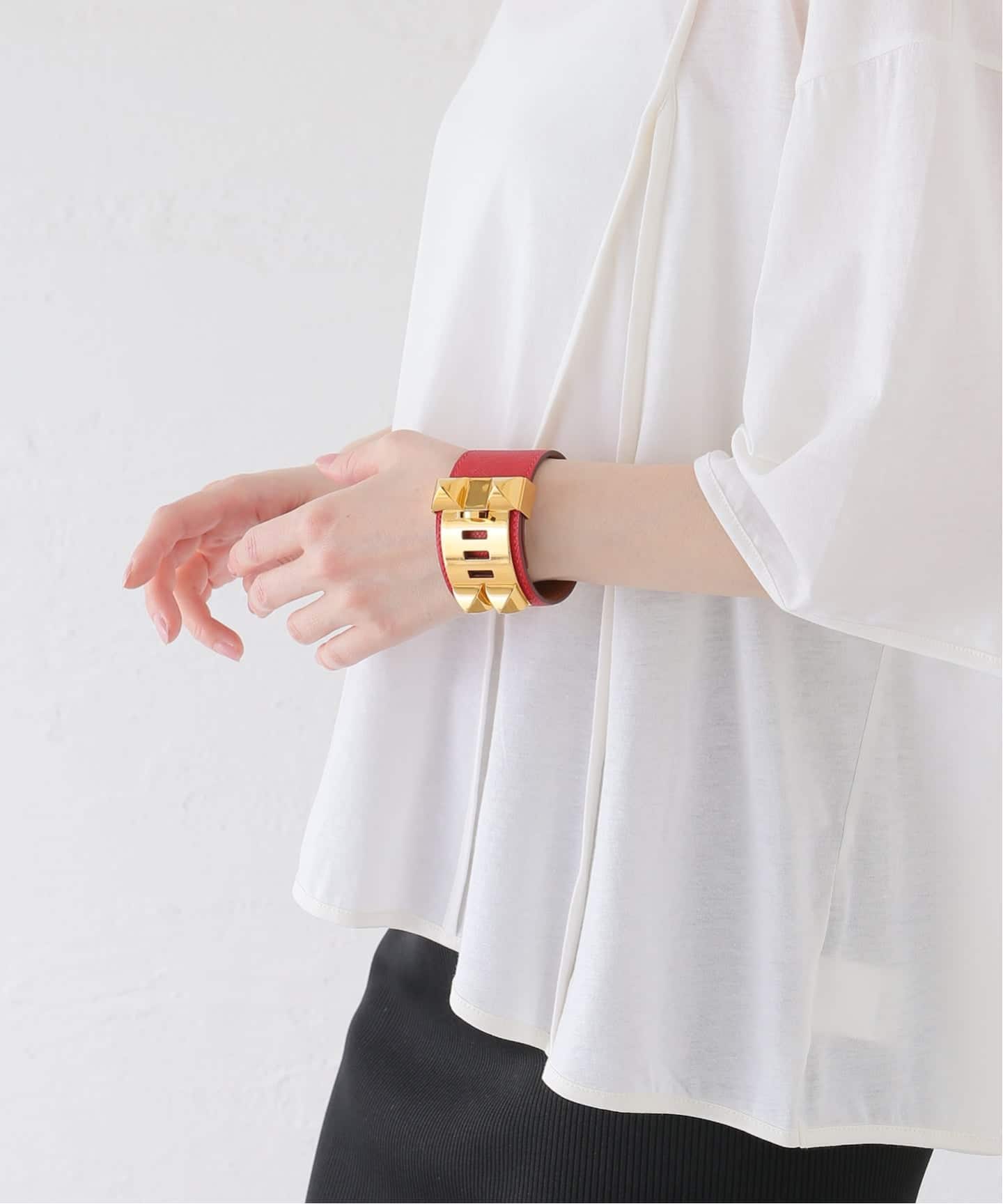 VINTAGE HERMES/エルメス】Collier de Cien（ブレスレット・バングル