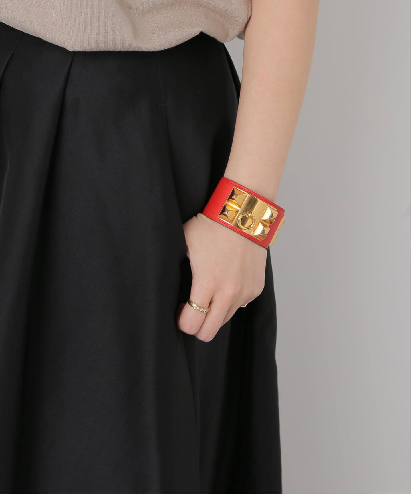 VINTAGE HERMES/エルメス】Collier de Cien（ブレスレット・バングル