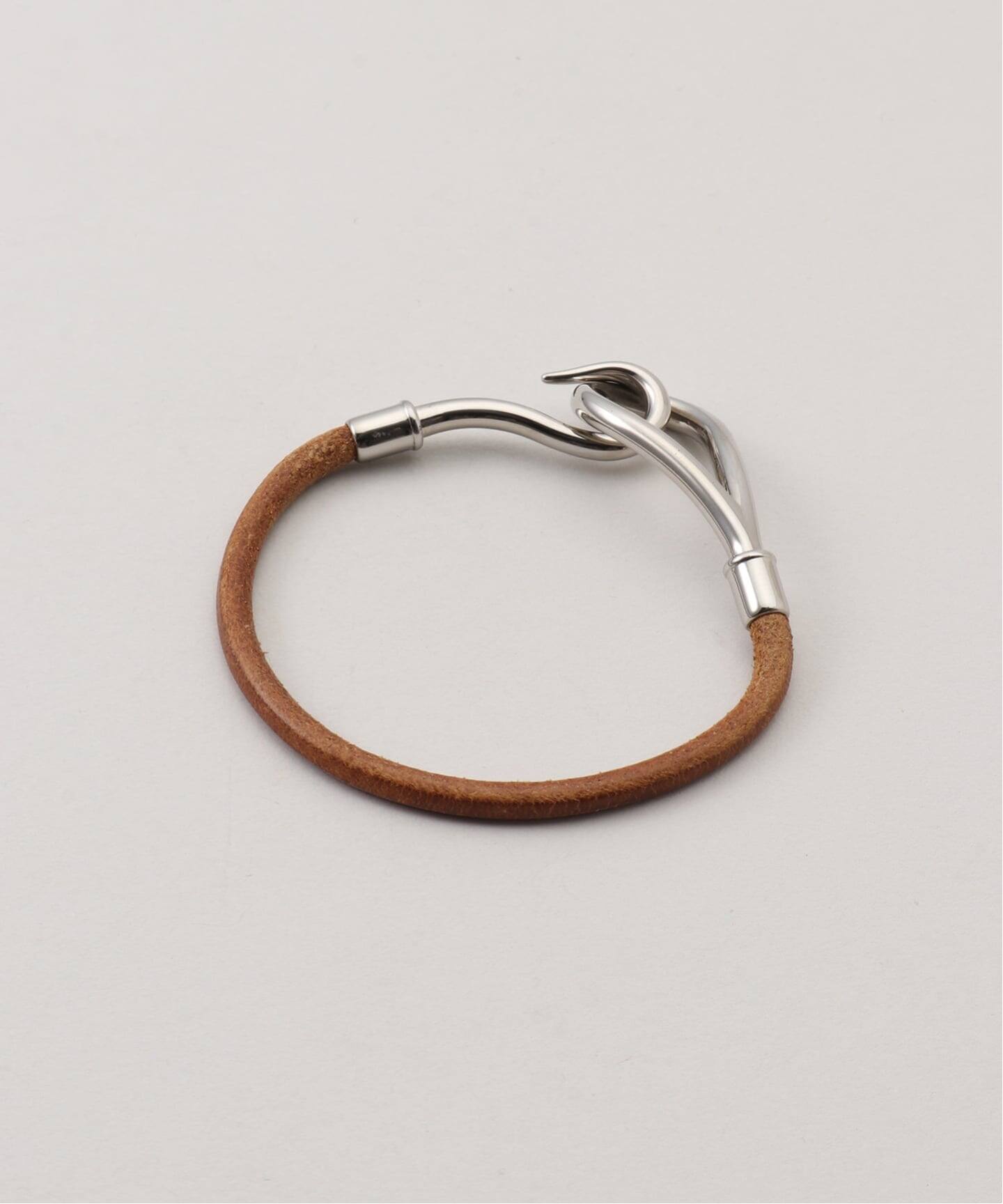 エルメス　バングル　ブラウン VINTAGE HERMES/エルメス】Jumbo bracelet（ブレスレット・バングル