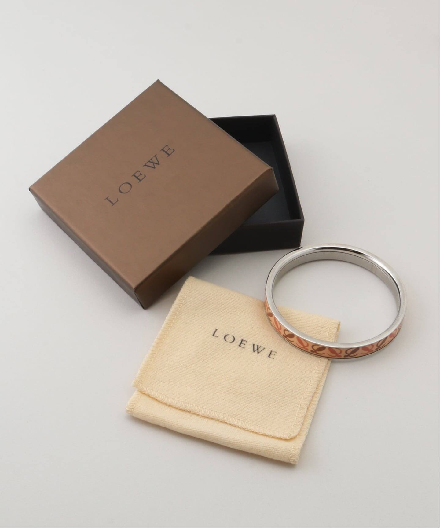 VINTAGE LOEWE/ロエベ】Anagram metal bangle（ブレスレット