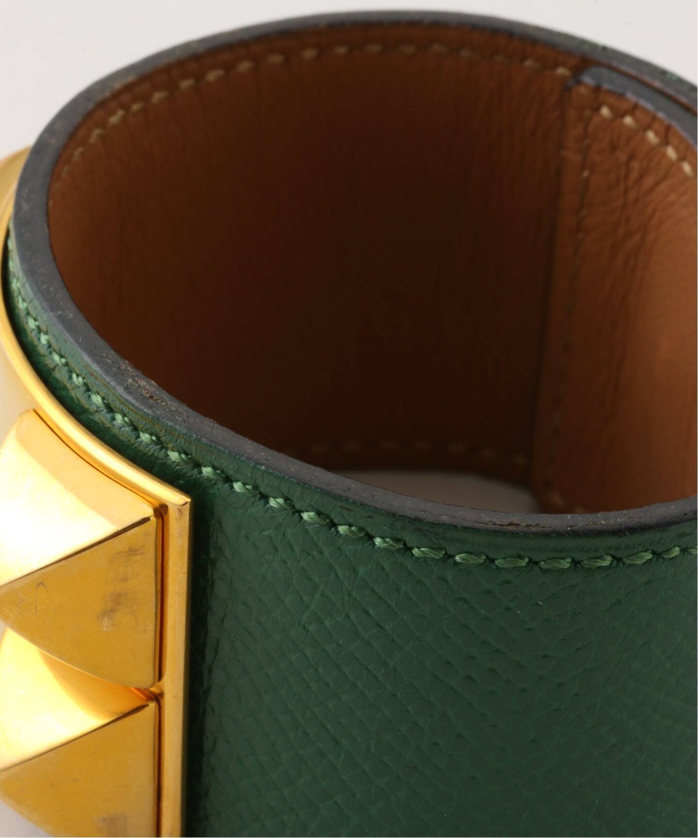 VINTAGE HERMES/エルメス】Collier de Cien（ブレスレット・バングル